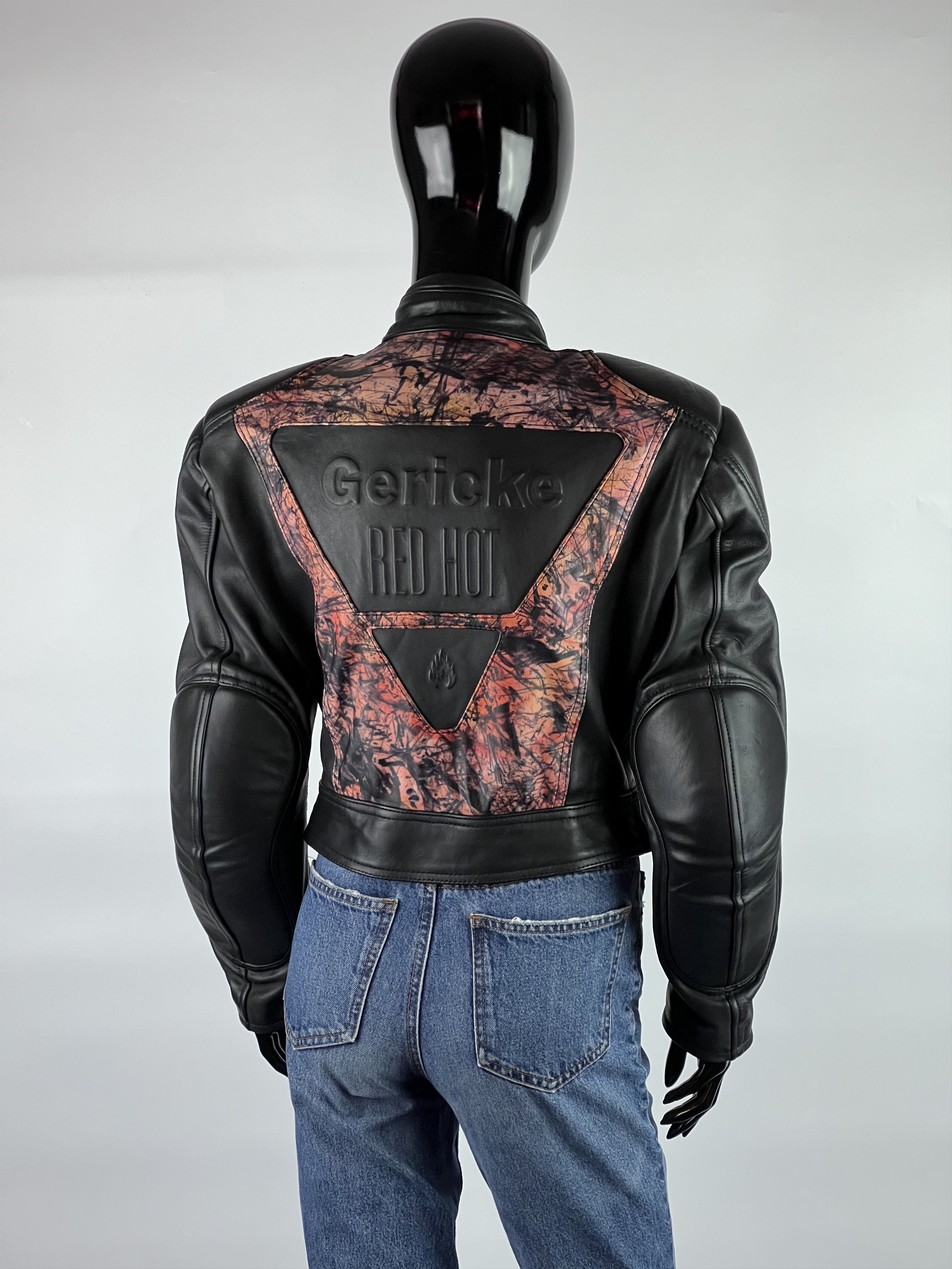 Hein Gericke Hein Gericke Red Hot Leather Motorcycle Biker Jacket Size 40 Size S / US 4 / IT 40 - 4 Thumbnail