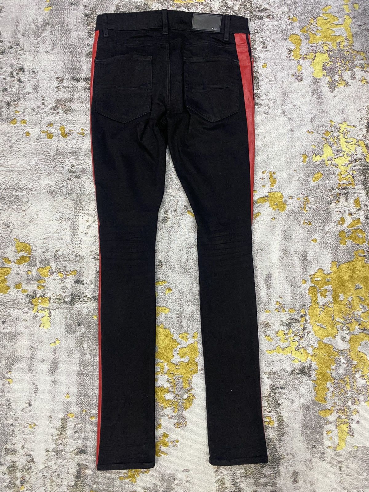 Amiri Amiri Black And Red Strip Pants Size US 32 / EU 48 - 9 Thumbnail