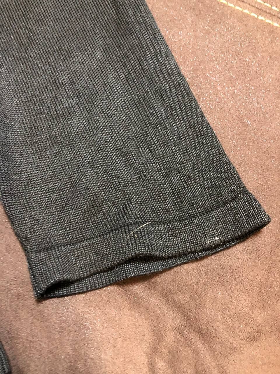 Jhane Barnes Jhane Barnes Sweater Men's Black Silk Long Sleeve Size US M / EU 48-50 / 2 - 12 Thumbnail