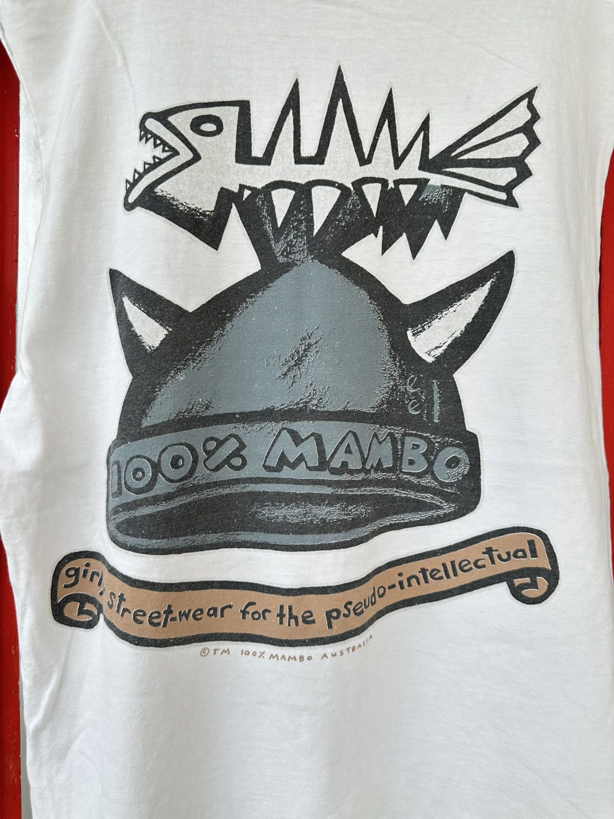 Mambo Vintage 90s Mambo Australia Girly Street-wear Surf Tee Size US L / EU 52-54 / 3 - 3 Thumbnail