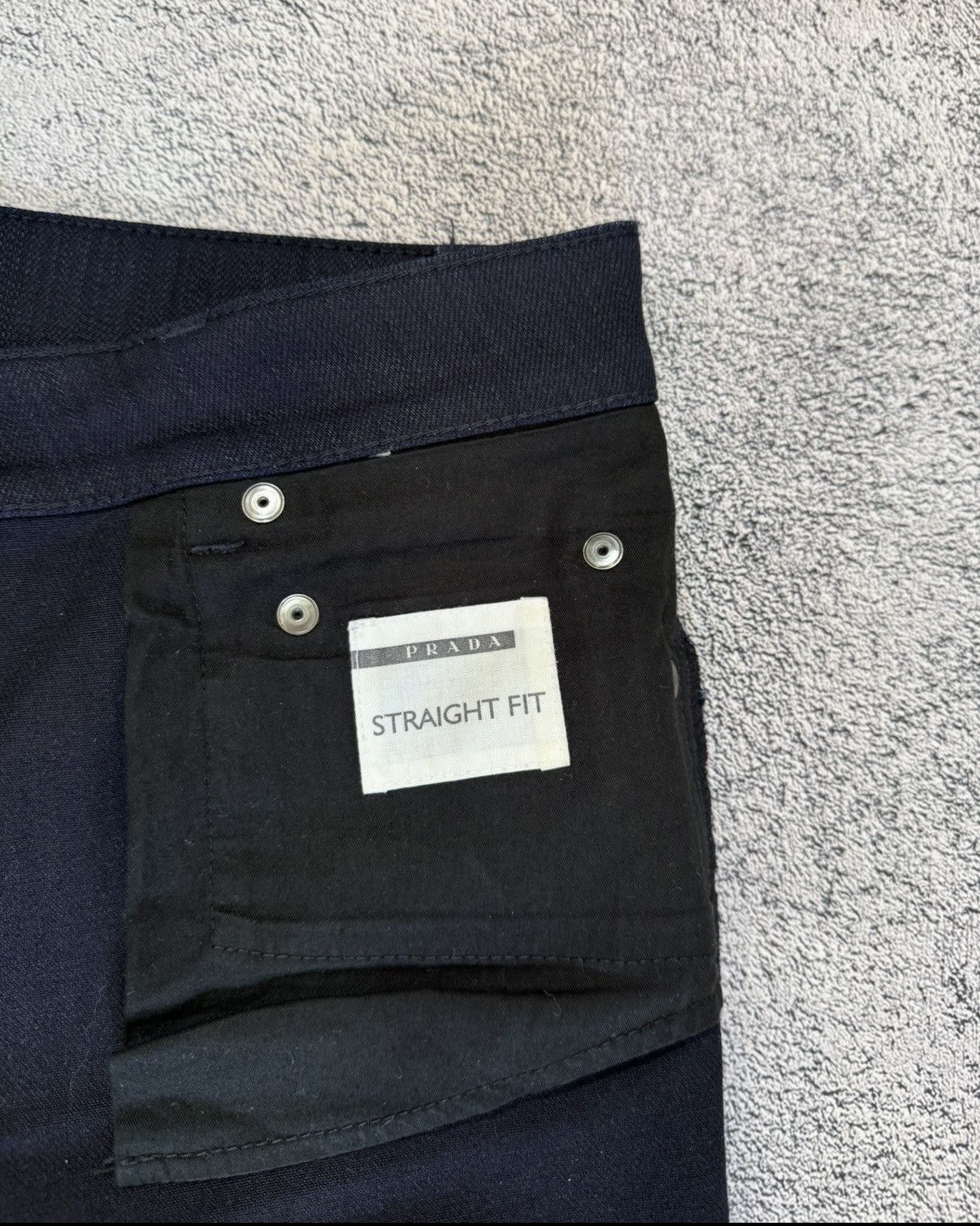 Prada Prada Women Jeans Straight Dark Indigo Denim Italy Size 29 Size 29" - 7 Thumbnail