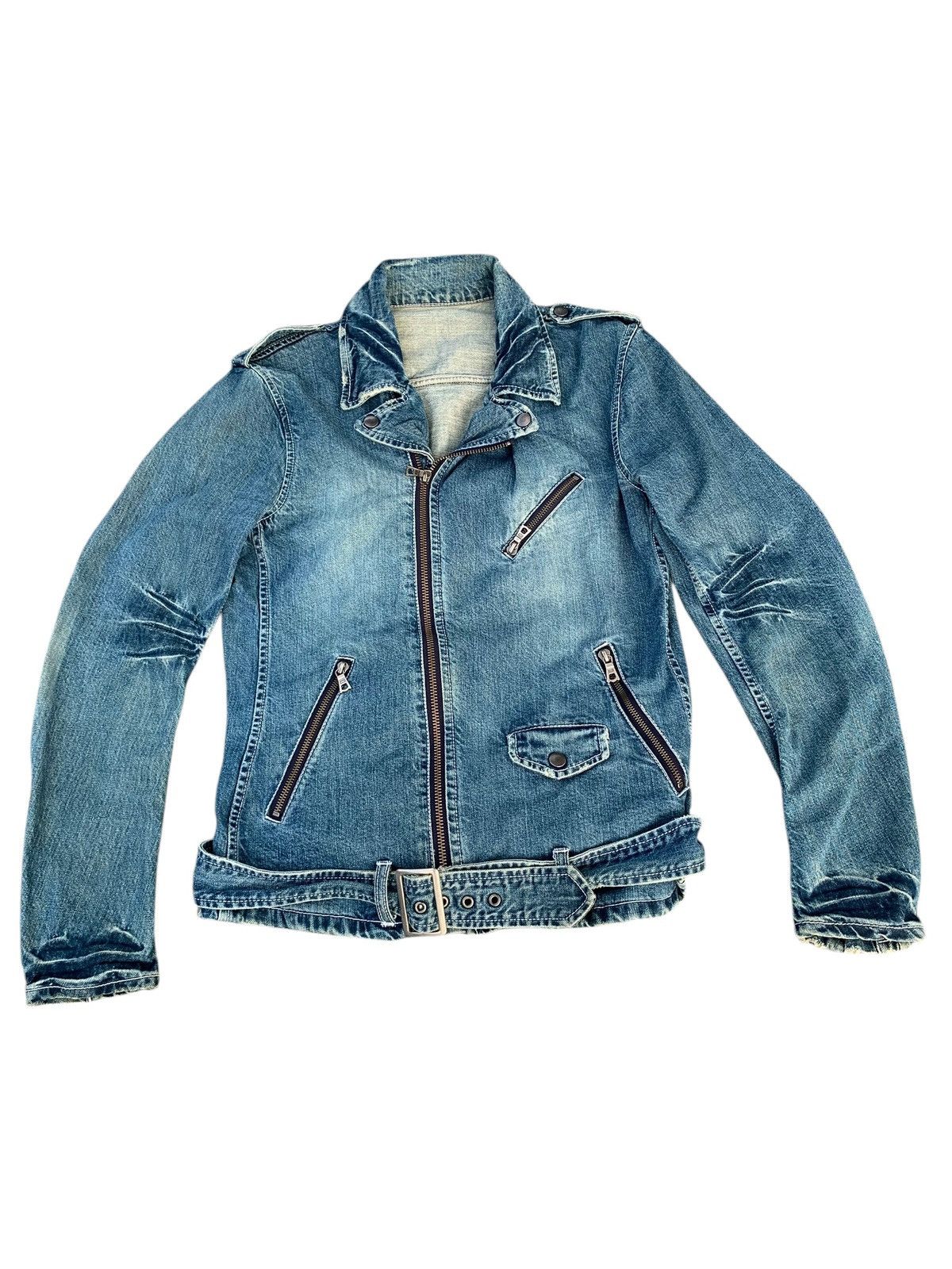 SHIPS VINTAGE SHIPS JET BLUE JAPANESE DENIM JACKET Size US L / EU 52-54 / 3 - 4 Thumbnail