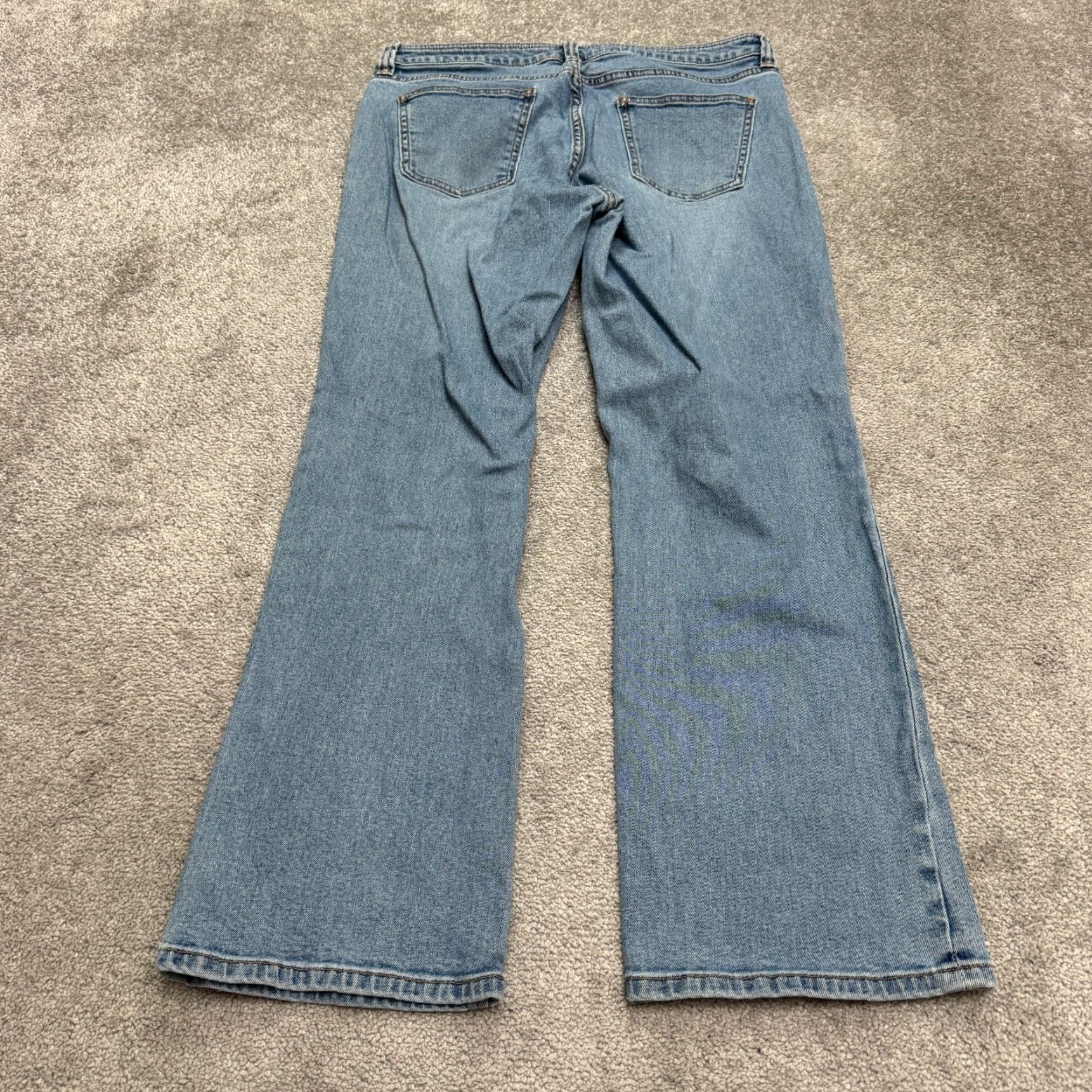 Gap Gap Jeans Womens Bootcut 34x29 Blue Medium Wash Mid Rise Y2K Casual 34in Waist 29in Inseam Regular Fit Denim Jeans Girls Women Size 38" / US 16 / IT 52 - 2 Thumbnail