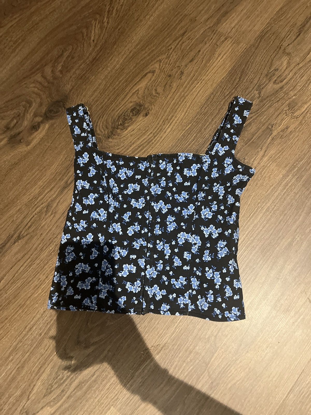 Other Blue floral corset crop top Size XXS / US 00 / IT 34 - 5 Thumbnail