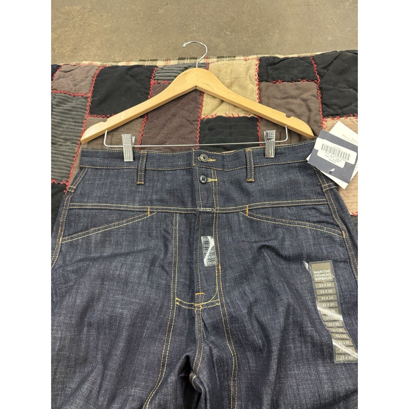 Vintage Deadstock 90s Baggy Marithe Francois Girbaud Men 33W X 30L Size US 33 - 13 Thumbnail