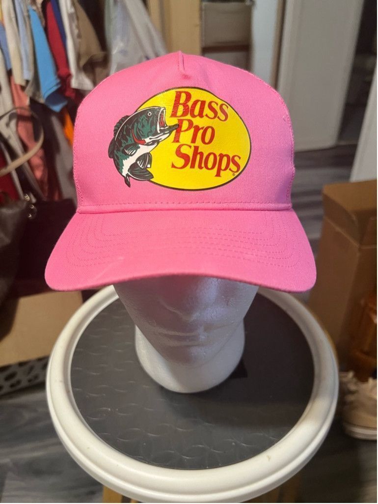 Bass Pro Shops Unisex Bass Pro Shops Hat, One Size, Pink Trucker Cap Size ONE SIZE - 1 Thumbnail