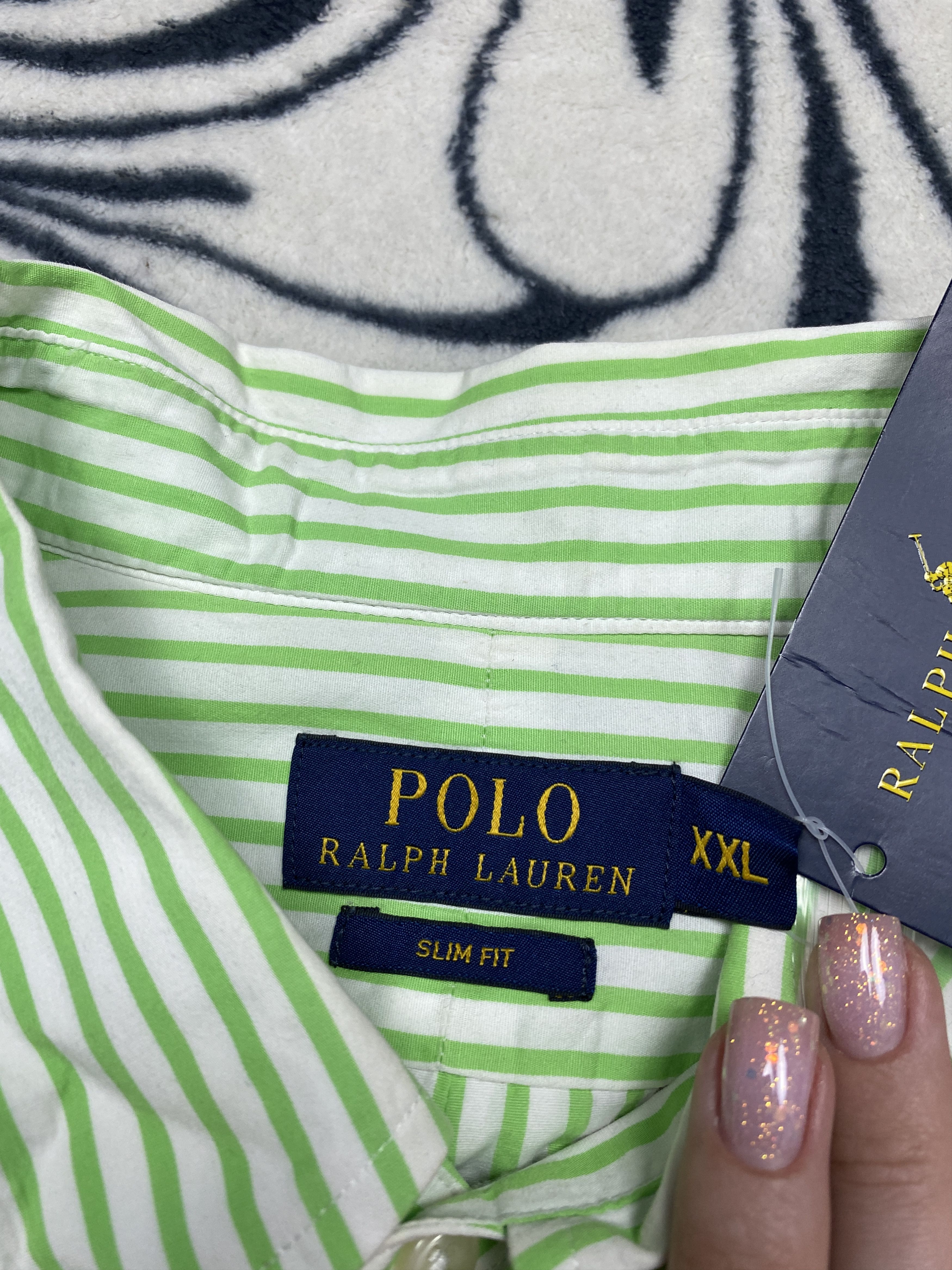 Polo Ralph Lauren NEW Polo Ralph Lauren Mens Long Sleeve Striped Shirt Size US XXL / EU 58 / 5 - 6 Thumbnail