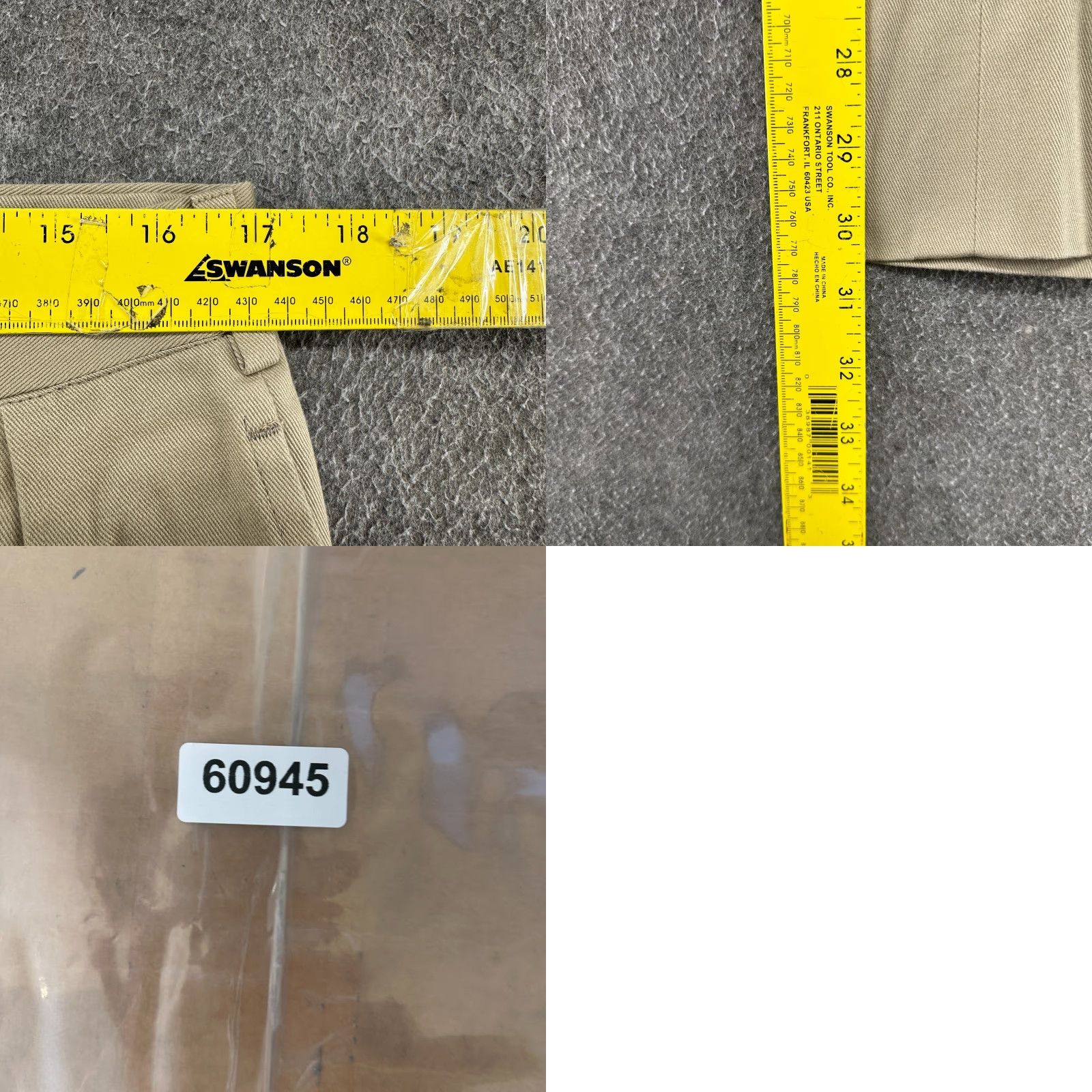 Polo Ralph Lauren VINTAGE Polo Ralph Lauren Pants Mens 34x30 Beige Chino Relaxed Pleated 80s Size US S / EU 44-46 / 1 - 8 Thumbnail