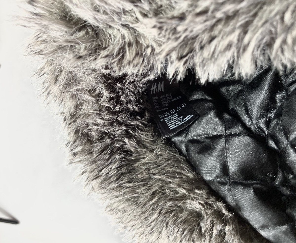 H&M ARHIVE MOHAIR FUZZY HAT UHANKA Y2K PUNK Size ONE SIZE - 5 Thumbnail