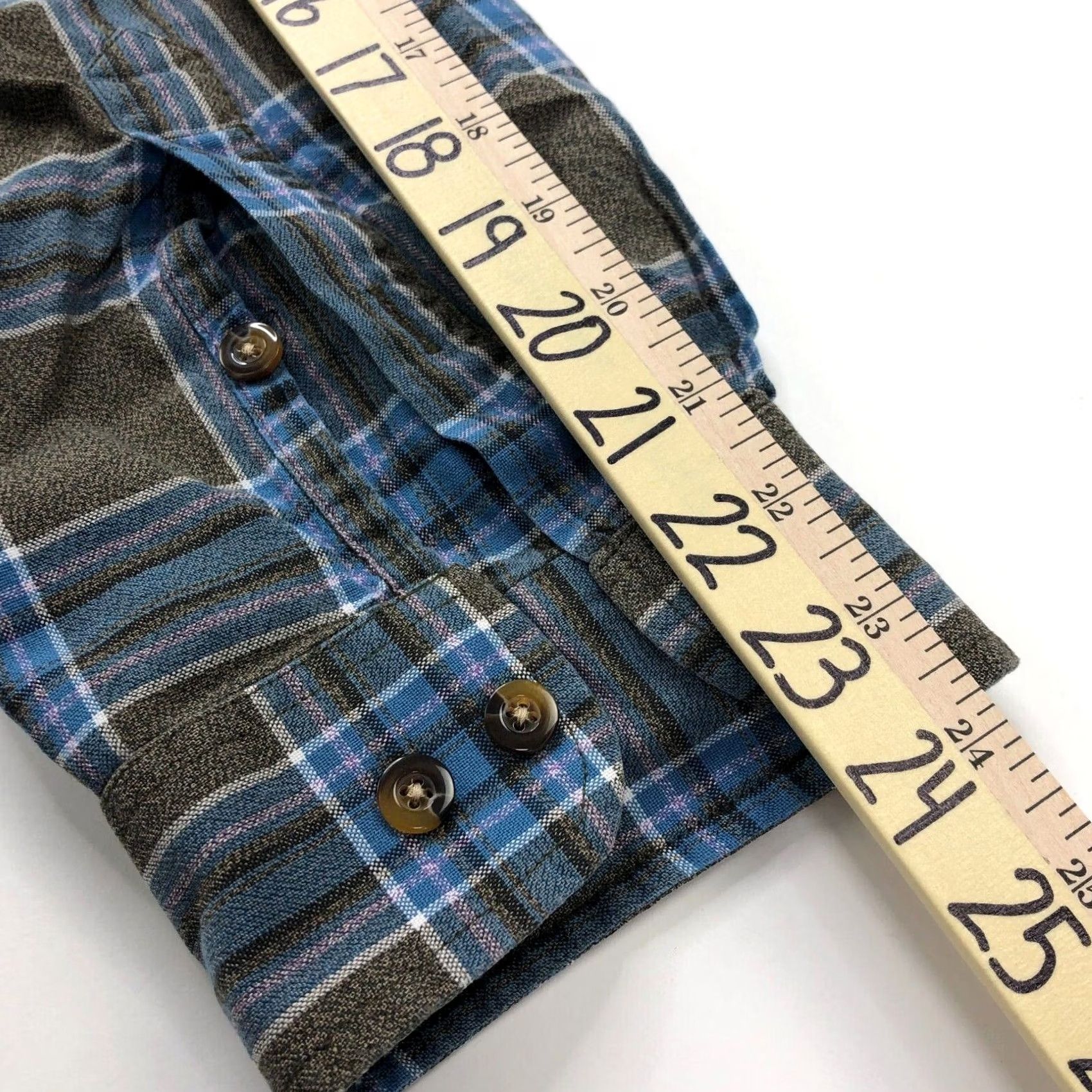 Orvis Orvis Shirt Long Sleeve Plaid Blue Gray 100% Cotton XL Casual Collar Button-Up Mens Treats: Classic, Modern, American Size US XL / EU 56 / 4 - 8 Thumbnail