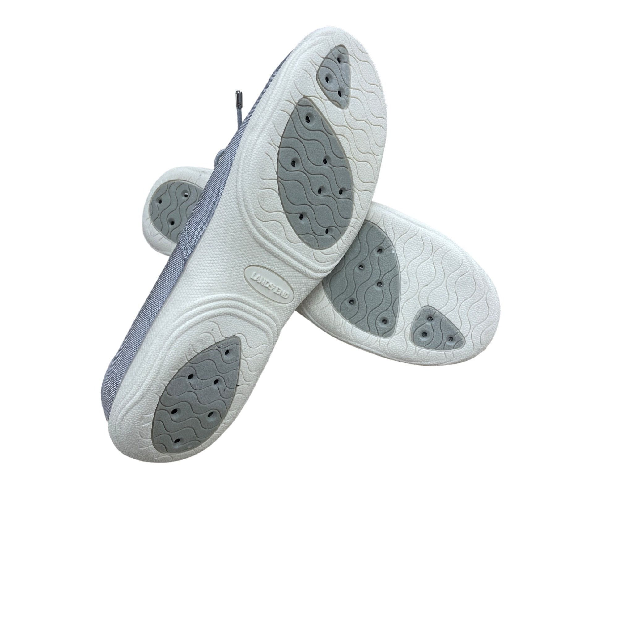 Lands End Lands End Women s Silver Slip Skimmer on Water shoes Size 10 Grailed