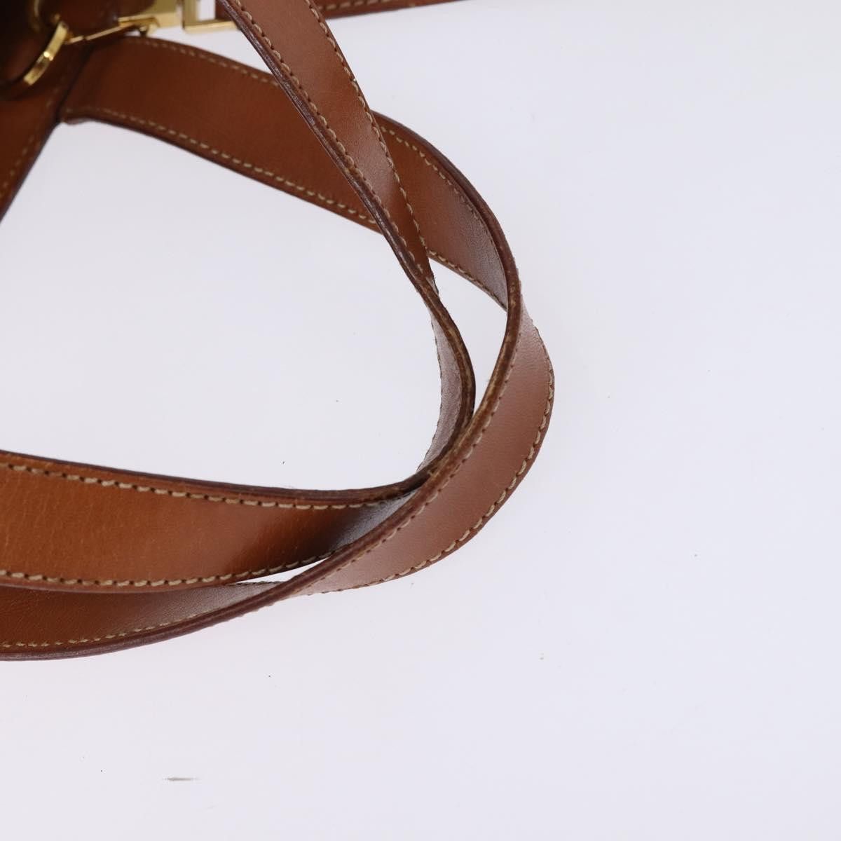 Celine CELINE Macadam Canvas Hand Bag Pvc Leather Brown Gold Size ONE SIZE - 7 Thumbnail