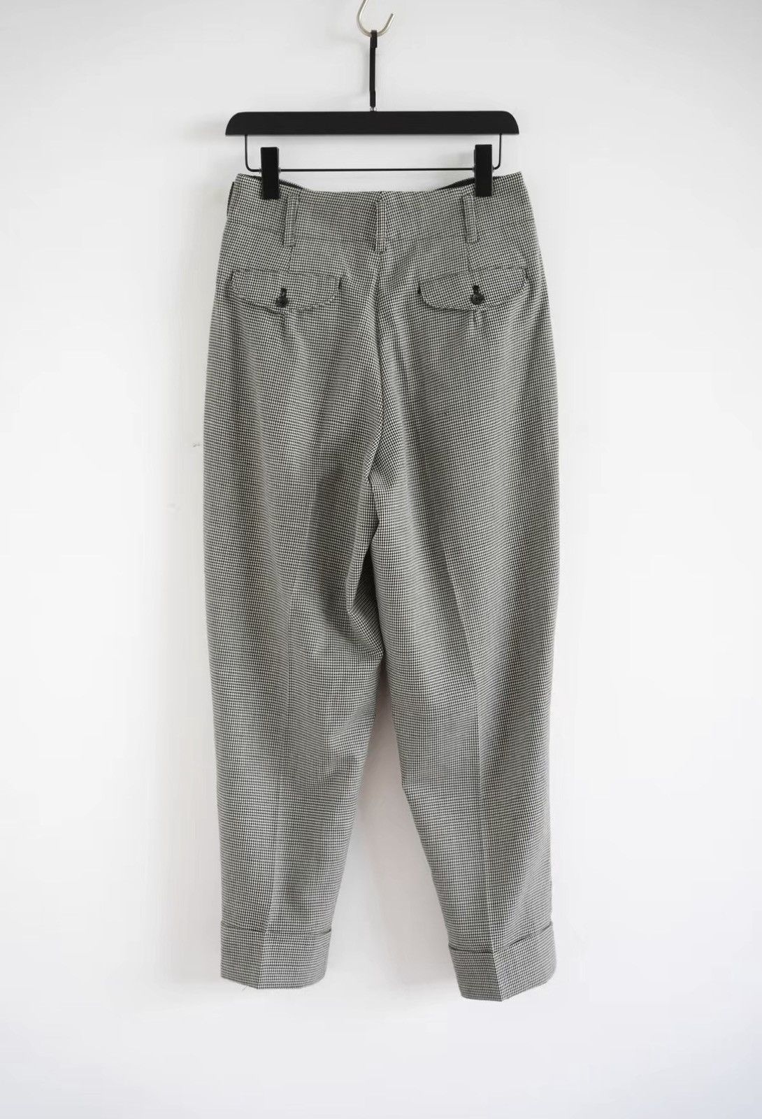 Yohji Yamamoto Yohji Yamamoto 90s Houndstooth Wool Trousers J4 Size US 32 / EU 48 - 2 Thumbnail