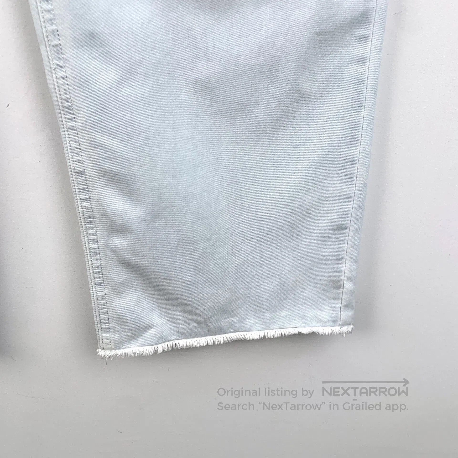 Miu Miu Miu Miu Light blue cotton casual straight-leg denim long p Size 24" / US 00 / IT 34 - 4 Thumbnail