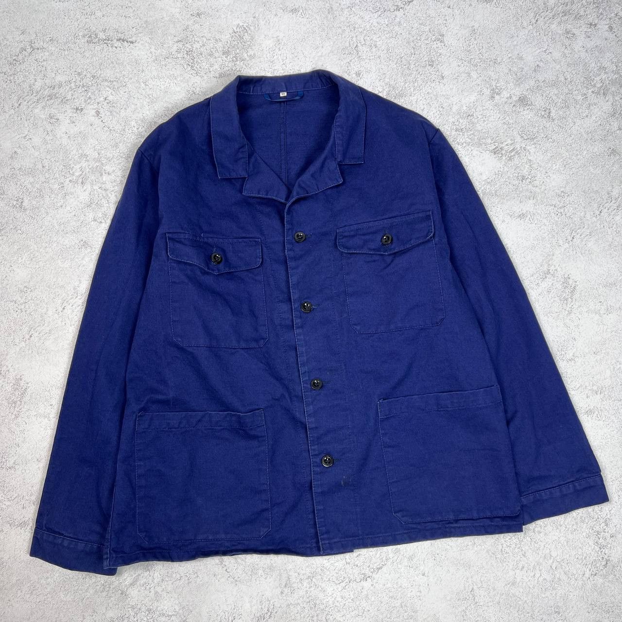Le Laboureur Vintage 80s French Sanfor Chore Work Jacket Size US L / EU 52-54 / 3 - 4 Thumbnail