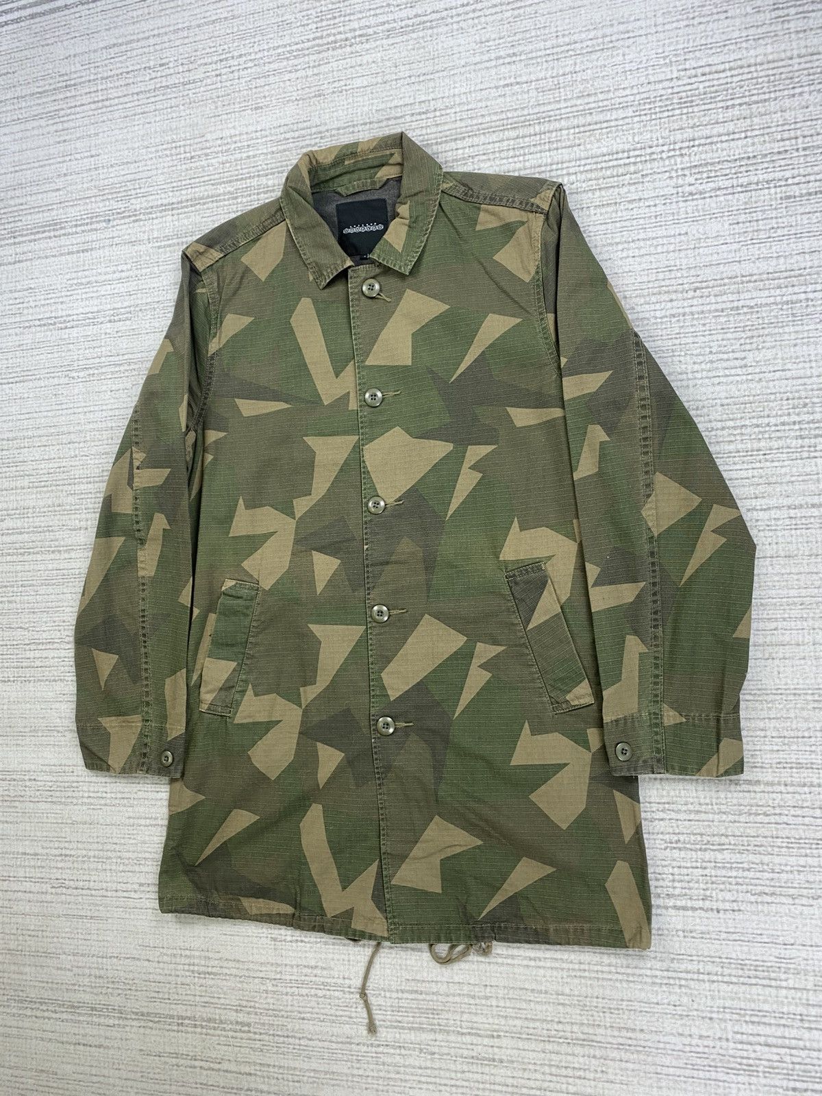 Japanese Brand × Vintage Vintage Rosebud Couples Worker Camo Army Field Style Jacket Size US M / EU 48-50 / 2 - 4 Thumbnail