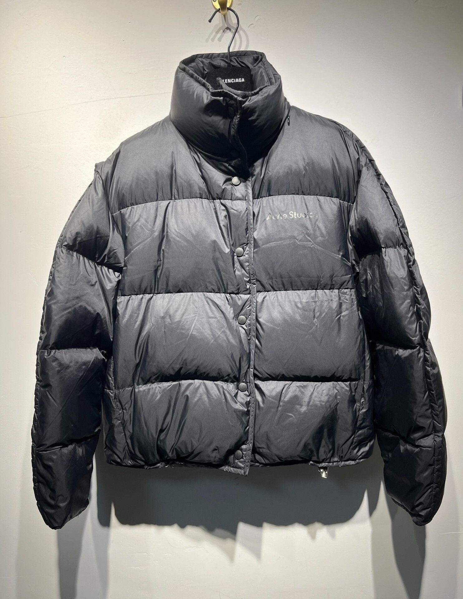 Acne Studios Acne Studios Down Cropped Black Down Jacket 36 Women Size S / US 4 / IT 40 - 1 Thumbnail