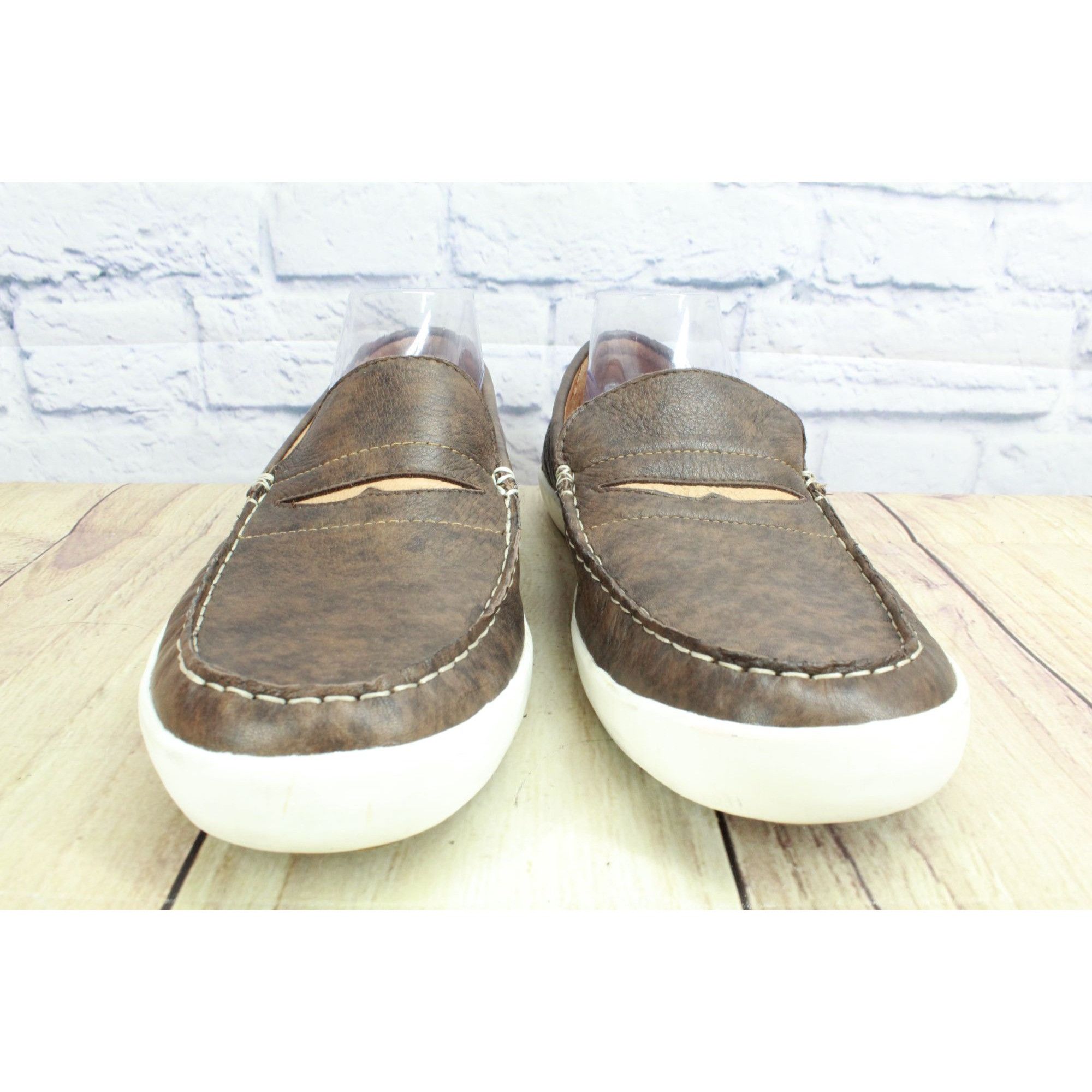 L.L. Bean LL Bean Brown Leather Penny Loafers Size 10.5 M Size US 10.5 / EU 43-44 - 5 Thumbnail