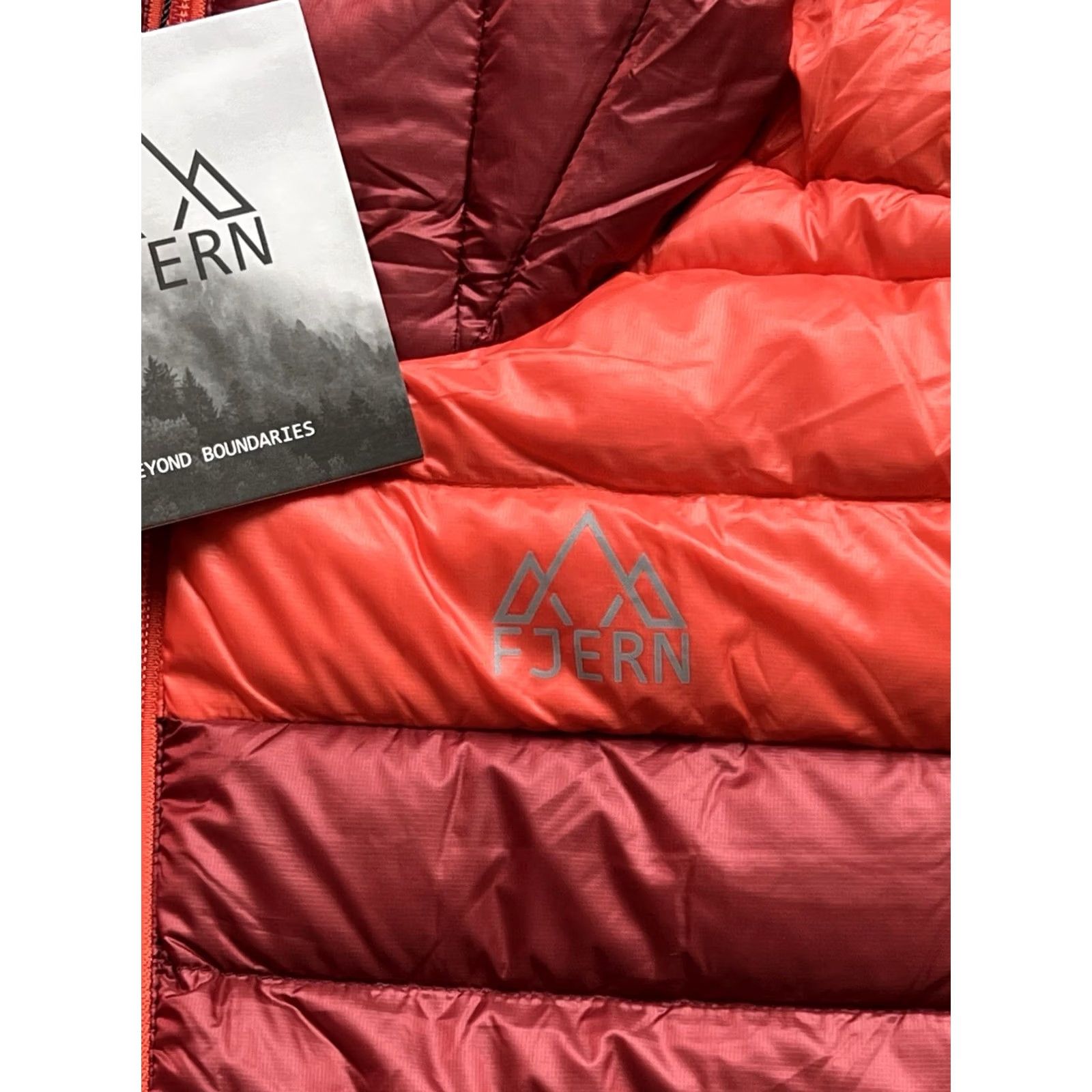 Vintage FJERN DOWN JACKET PUFFER MEN'S L Jacket Adult L Rust Nylon Full Zip Outdoor - Mens Size US L / EU 52-54 / 3 - 6 Thumbnail