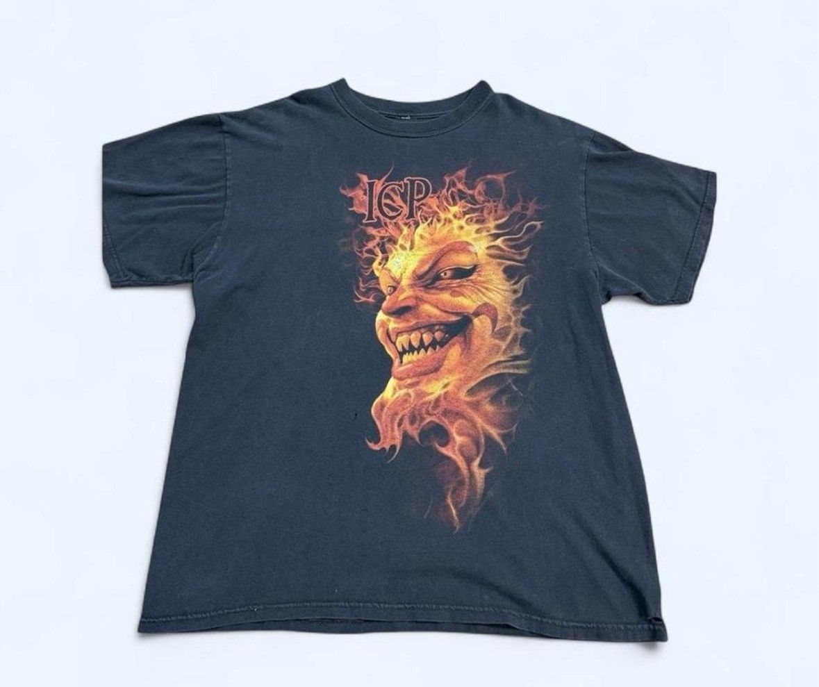 Other Vintage ICP Psychopathic Records Flaming Skull T-Shirt Size US M / EU 48-50 / 2 - 1 Thumbnail