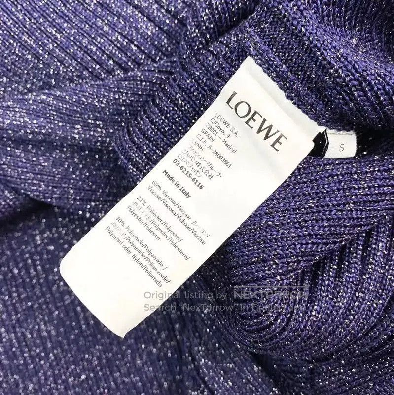 Loewe Loewe Purple Women's Long Dress . Size S / US 4 / IT 40 - 4 Thumbnail