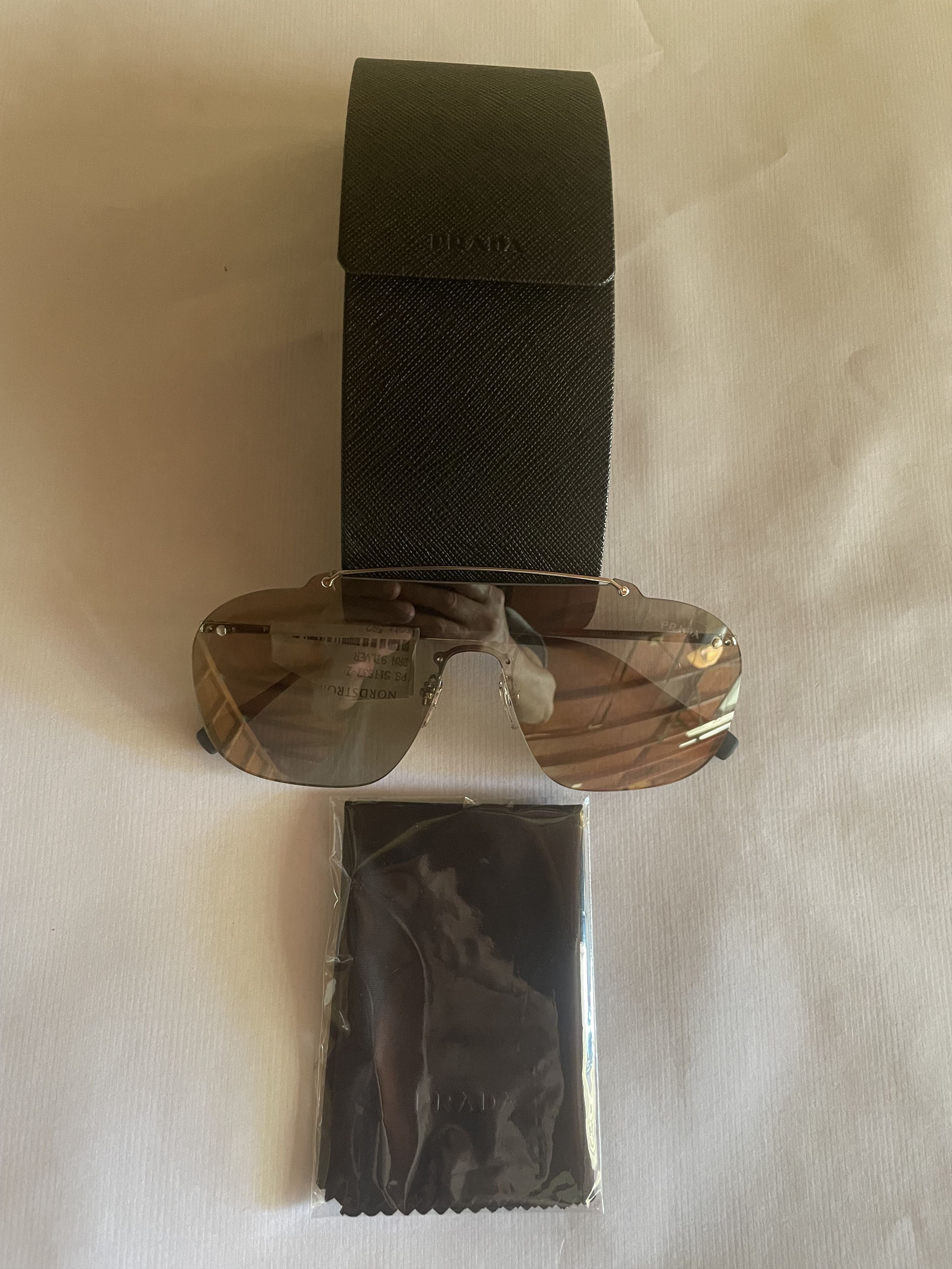 Prada Prada SPS51T 1BC-128 Linea Rossa Sunglasses Size ONE SIZE - 2 Thumbnail