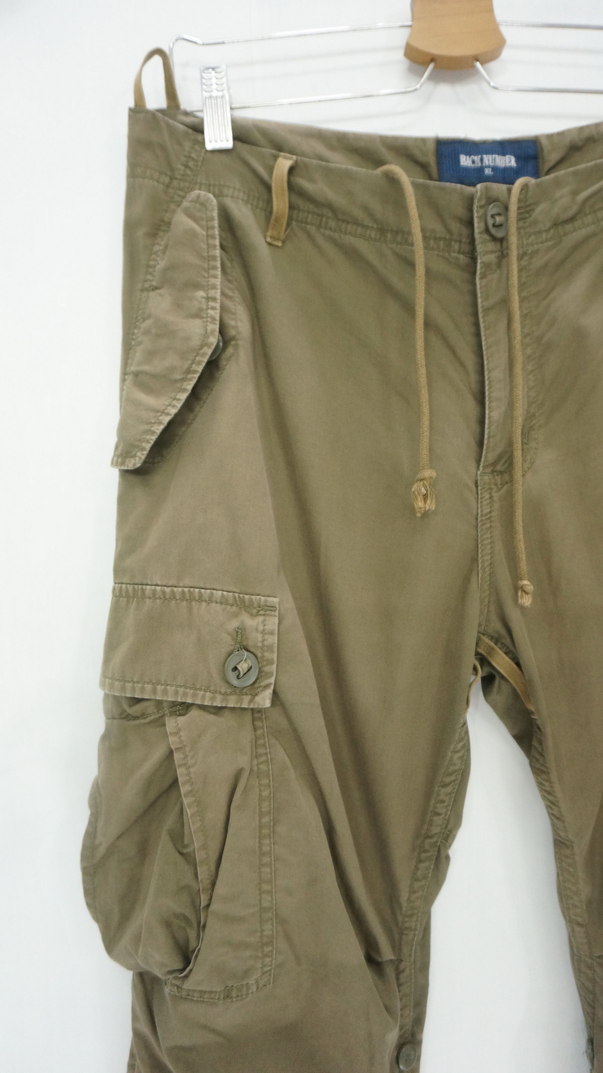 Japanese Brand BACK NUMBER Tactical Lightweight Roll Up Cargo Pants Size US 34 / EU 50 - 3 Thumbnail