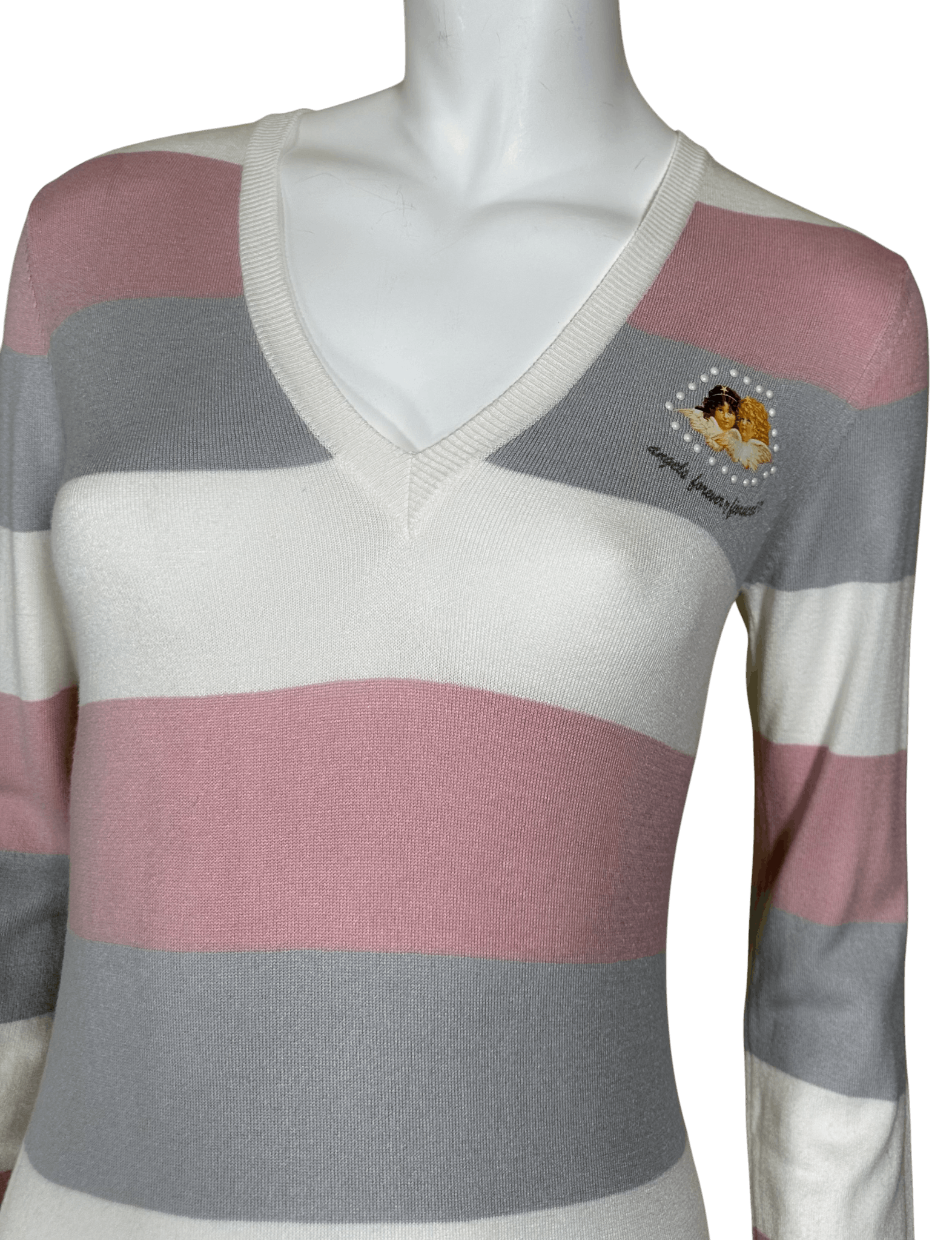 Fiorucci Striped Pink Grey dress Size XS / US 0-2 / IT 36-38 - 2 Thumbnail