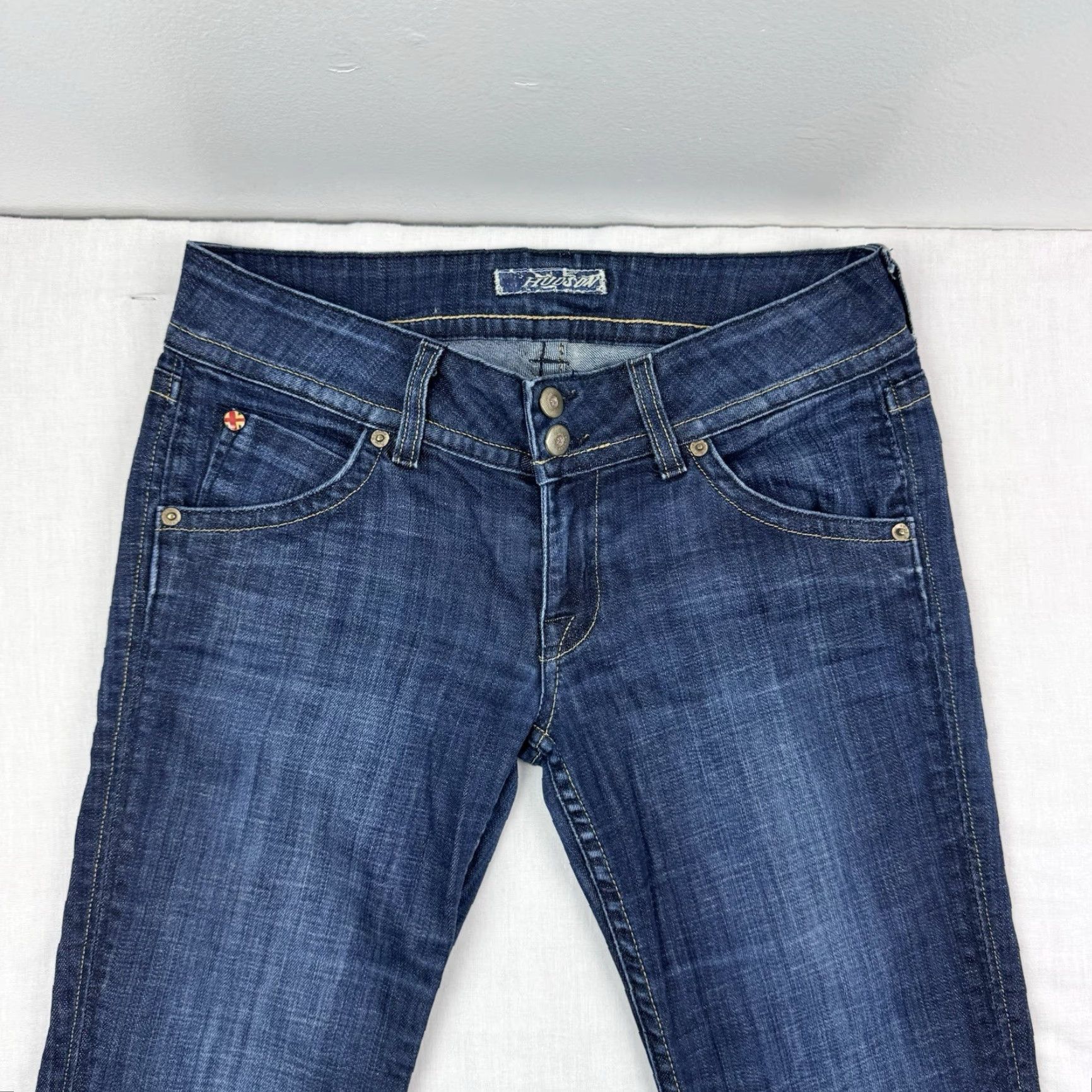 Hudson VINTAGE Hudson Bootcut Jeans Womens 28 Blue Hipster Low Waist 2000s Punk Los Angeles Size 28" / US 6 / IT 42 - 2 Thumbnail