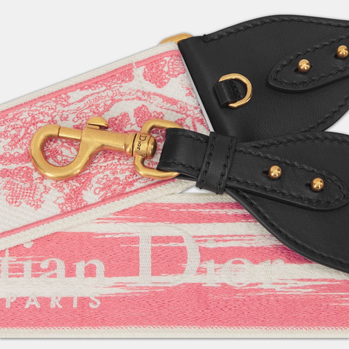 Dior o1bcso1str0226 Size:OS/Shoulder Strap in White/Pink Size ONE SIZE - 3 Thumbnail