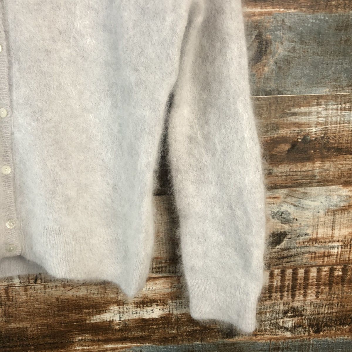 Homespun Knitwear × Japanese Brand Ballsey Grey Cardigans Knitwear #A1321 Size XS / US 0-2 / IT 36-38 - 8 Thumbnail