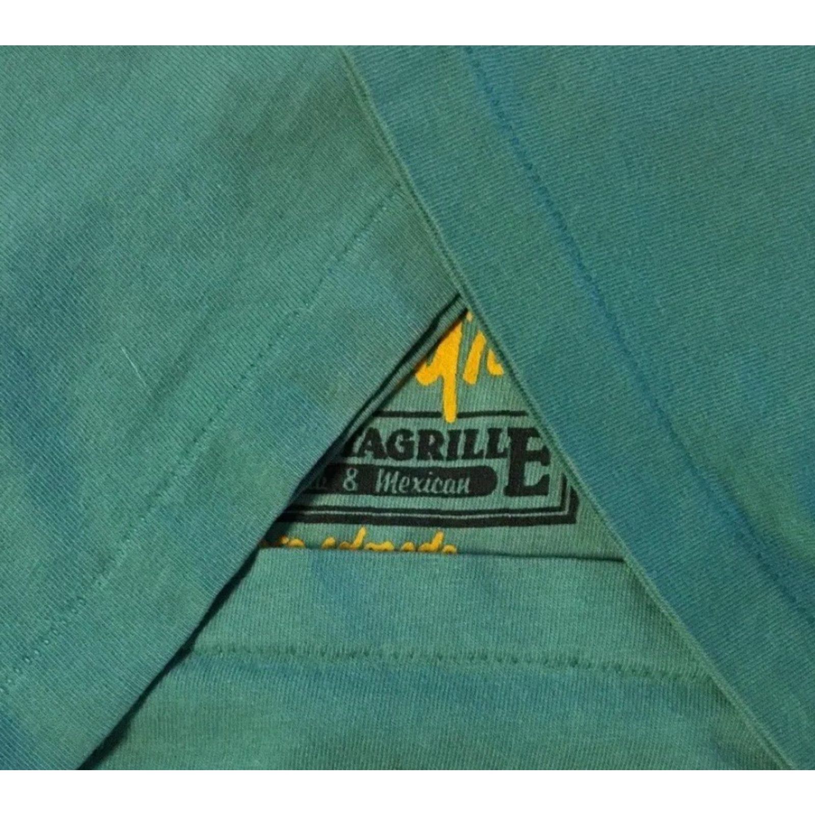 Vintage VINTAGE Barkleys Bar Faded Drunk Dog Shirt L Green 90s 80s Funny Motorcycle Harley Punk Rock USA University College School Trucker Biker Rockabilly Size US L / EU 52-54 / 3 - 5 Thumbnail