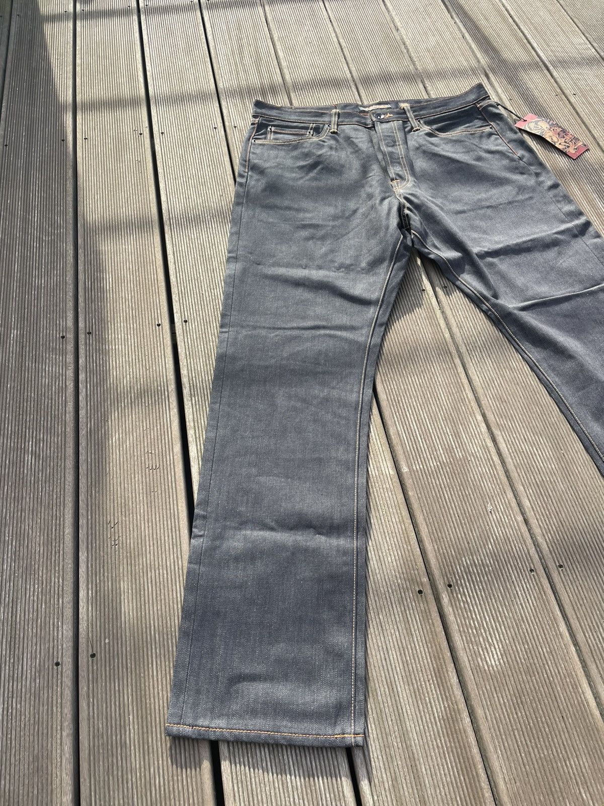 Ed Hardy Ed Hardy 2009 denim jeans men’s regular straight W38 x L34 Size US 38 / EU 54 - 4 Thumbnail