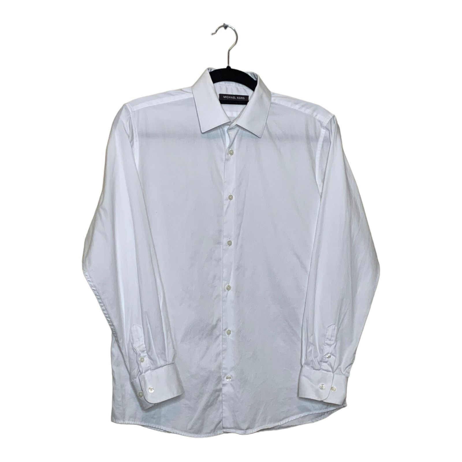Michael Kors Michael Kors long sleeves dress buttoned up shirt 18 - XXL Size US XXL / EU 58 / 5 - 1 Thumbnail