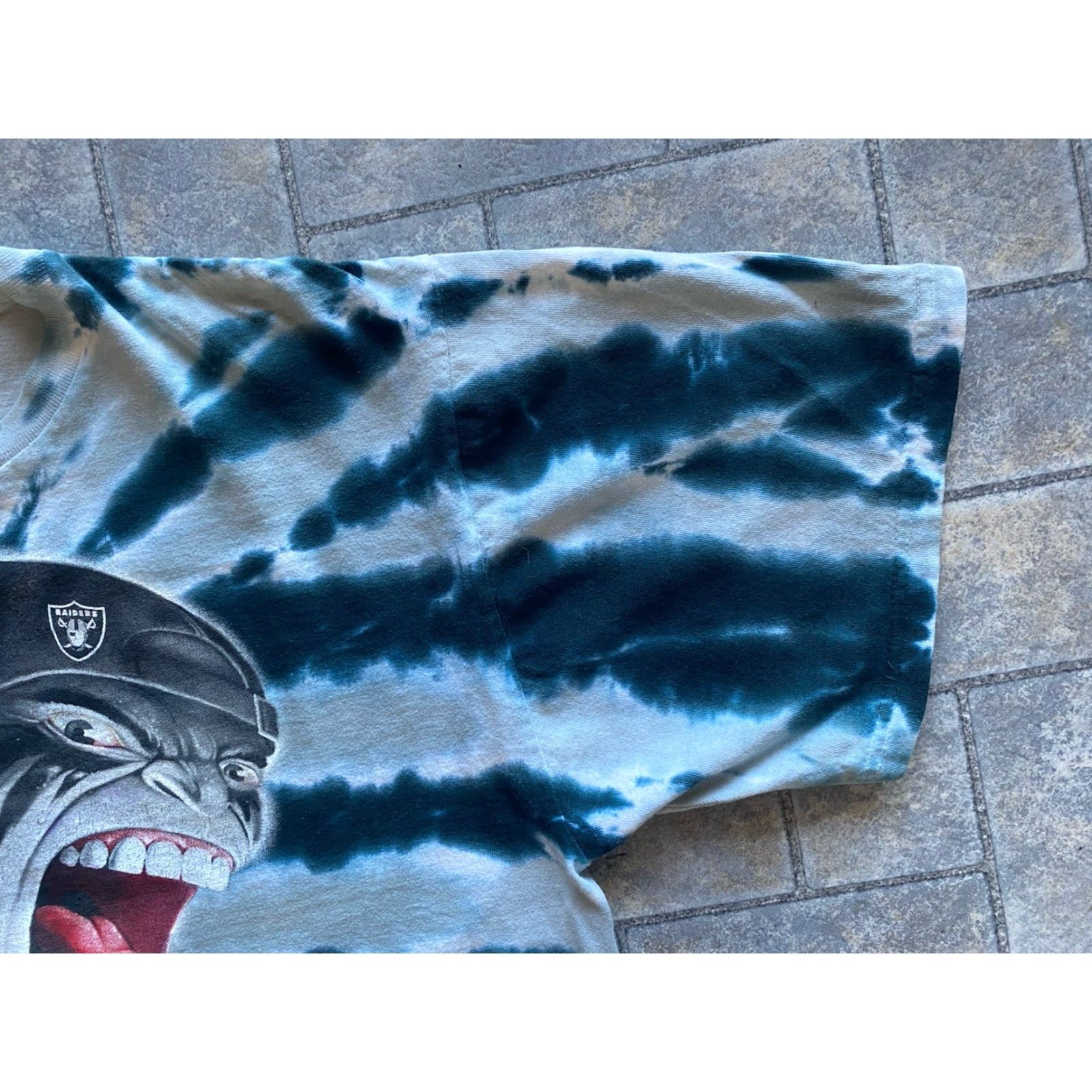 Liquid Blue Liquid Blue T Shirt Raiders NFL Multicolor Short Sleeve Men’s Large L Sports Tie Dye Shirt Size US L / EU 52-54 / 3 - 5 Thumbnail