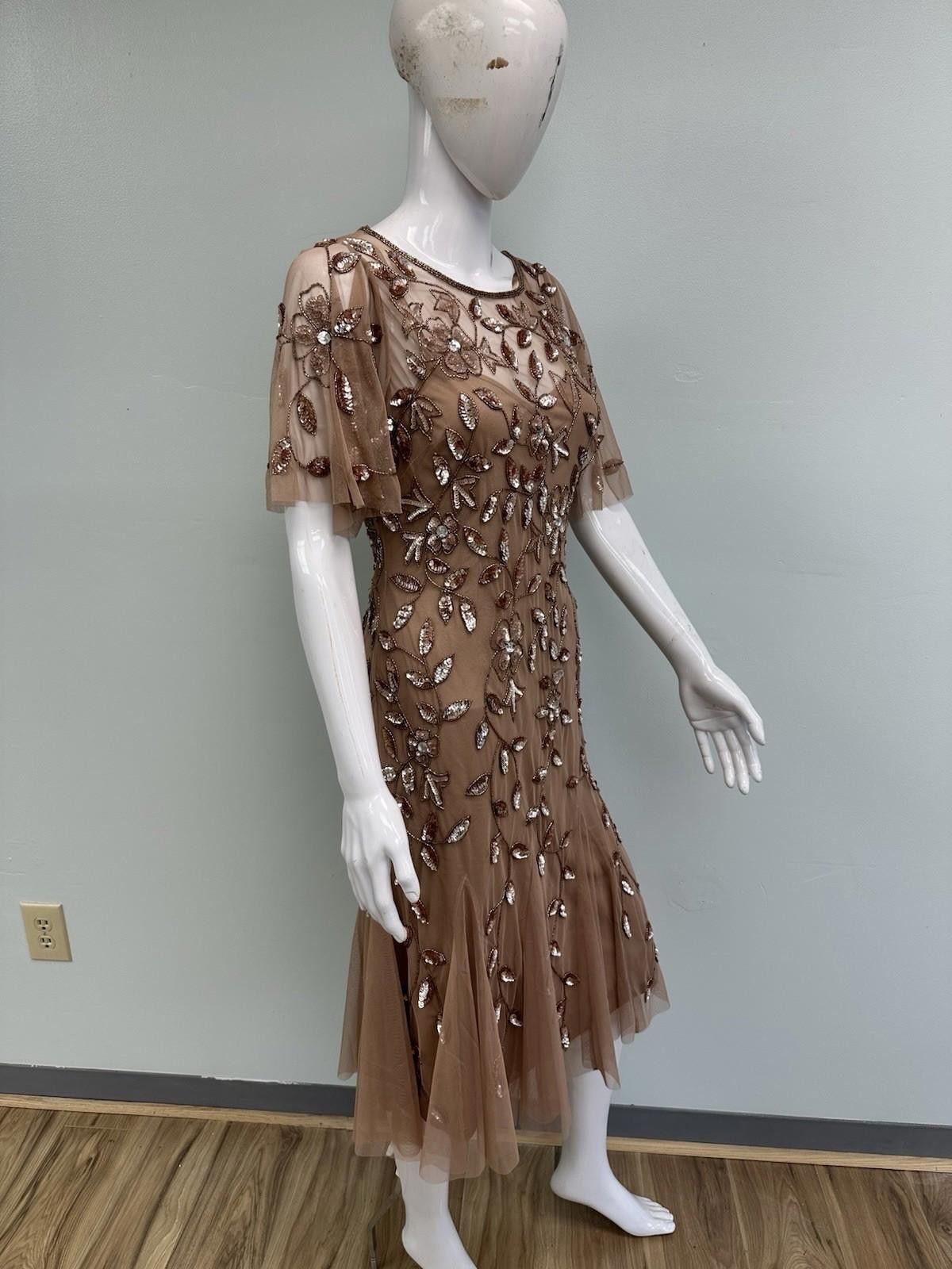 Other Adrianna Papel Embellished Sleeve Beaded Evening Gown Size 6 Size M / US 6-8 / IT 42-44 - 6 Thumbnail
