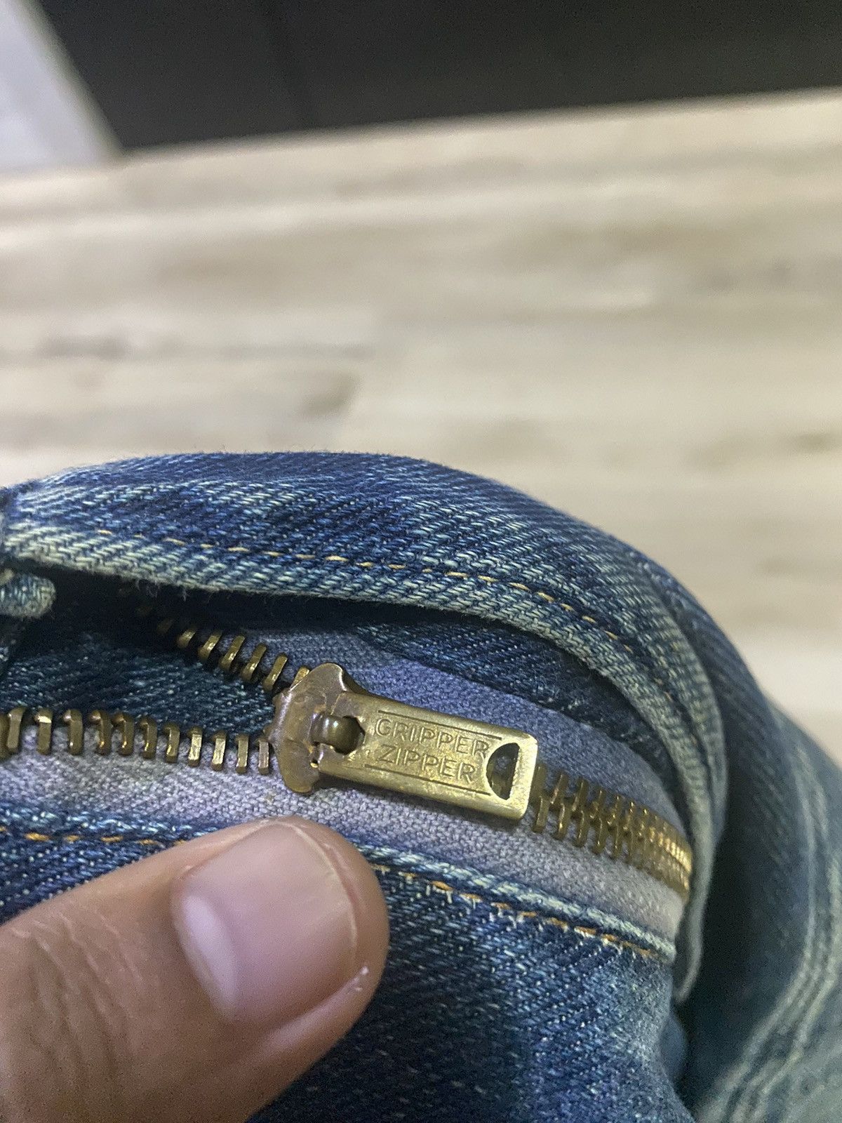 45rpm × If Six Was Nine Vintage 45rpm distressed denim Size US 29 - 7 Thumbnail