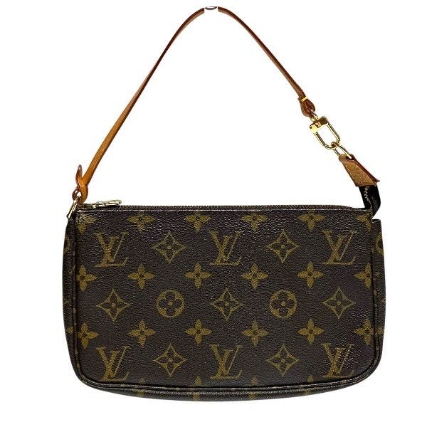 Louis Vuitton Louis Vuitton Louis Vuitton Pochette Accessoires Monogram Clutch Textile Shoulder Bag M51980 DUTY FREE for USA Size ONE SIZE - 1 Thumbnail