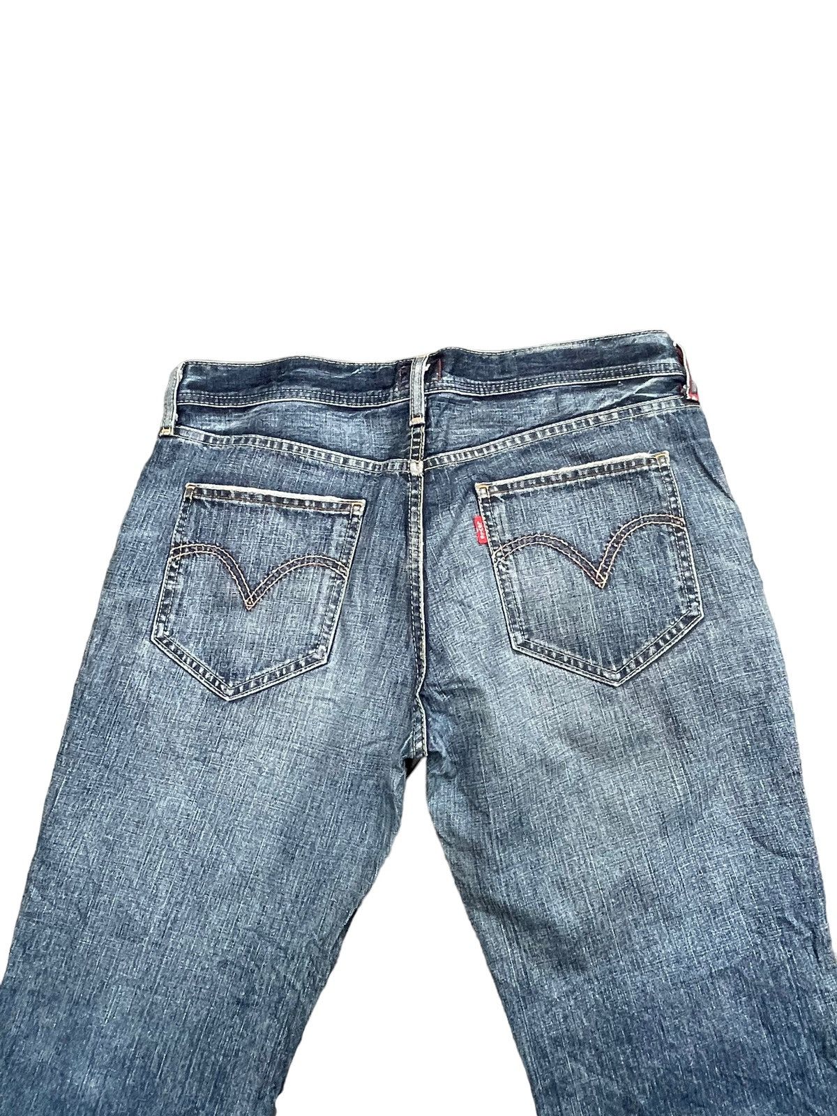 Levi's Vintage Flare Levis Redloop Faded & Distresed Denim Size 34" / US 12 / IT 48 - 10 Thumbnail