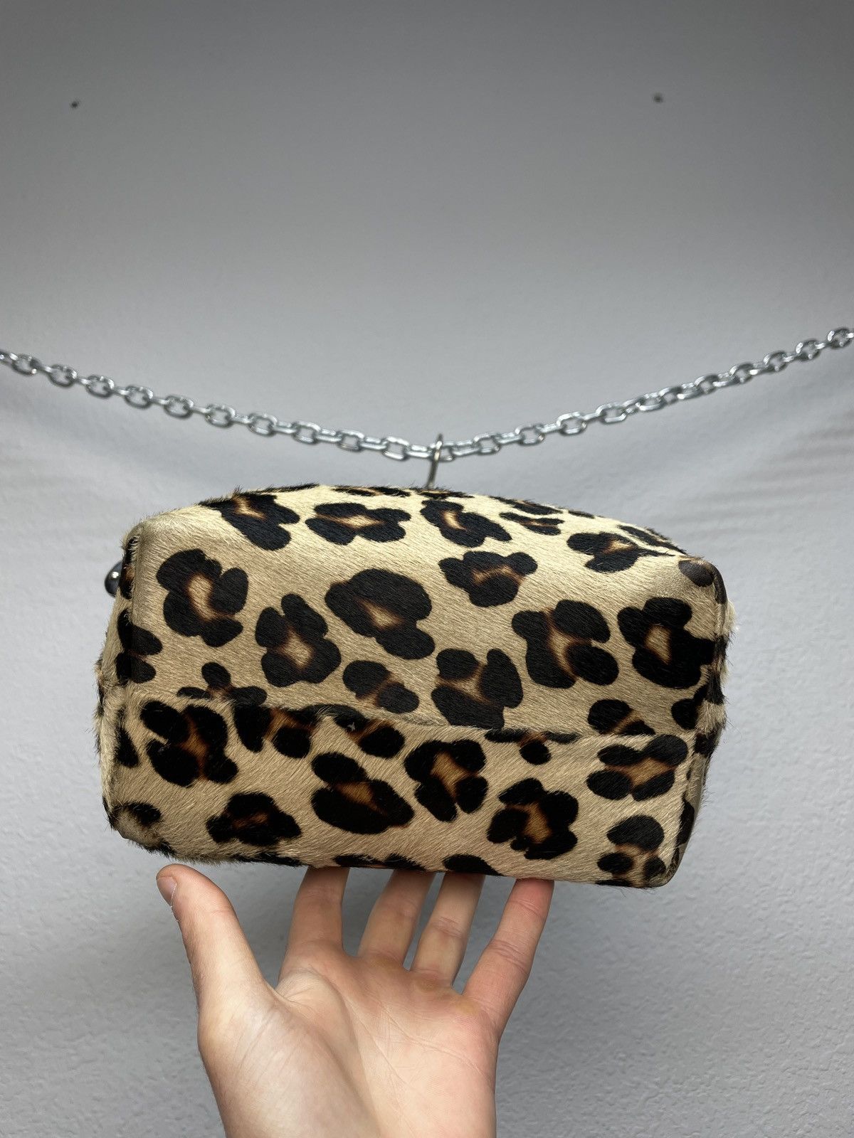 Dolce & Gabbana Vintage Y2K Leopard Leather Like If Six Was Nine Tiger Bag Size ONE SIZE - 8 Thumbnail