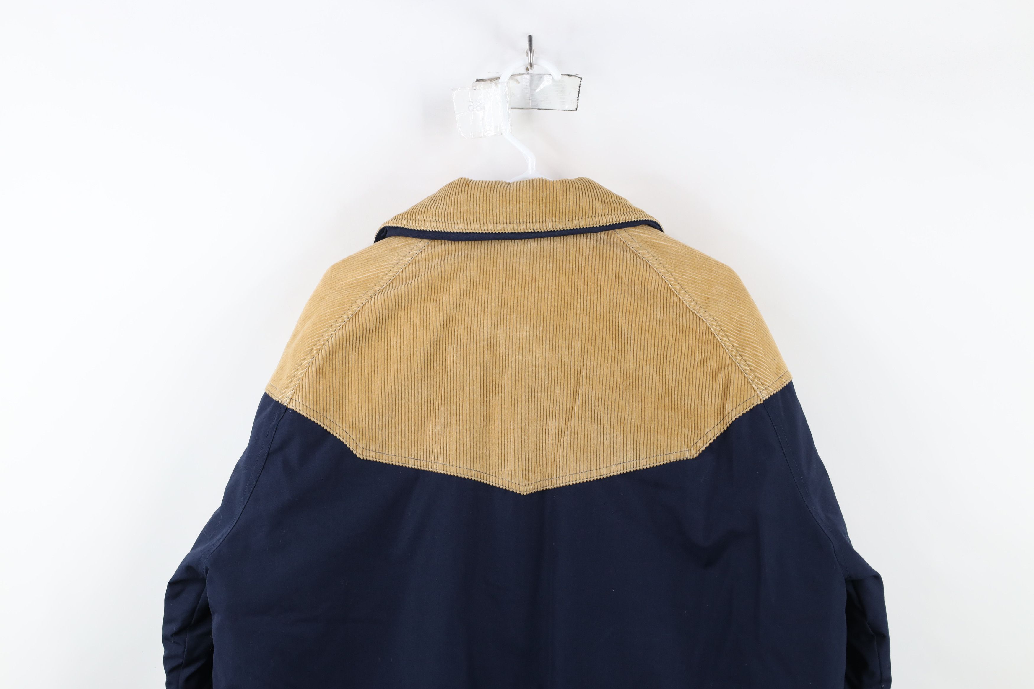 Vintage Vintage 90s Streetwear Western Corduroy Puffer Parka Jacket Size US L / EU 52-54 / 3 - 15 Thumbnail