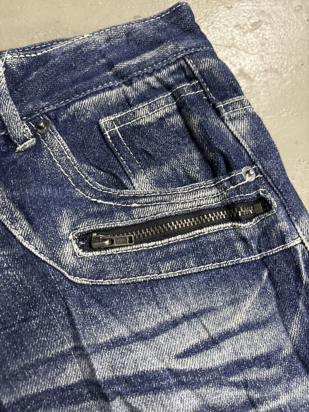 If Six Was Nine RNA H Naoto Acid Wash Japanese brand Denim shorts Size 30" / US 8 / IT 44 - 4 Thumbnail