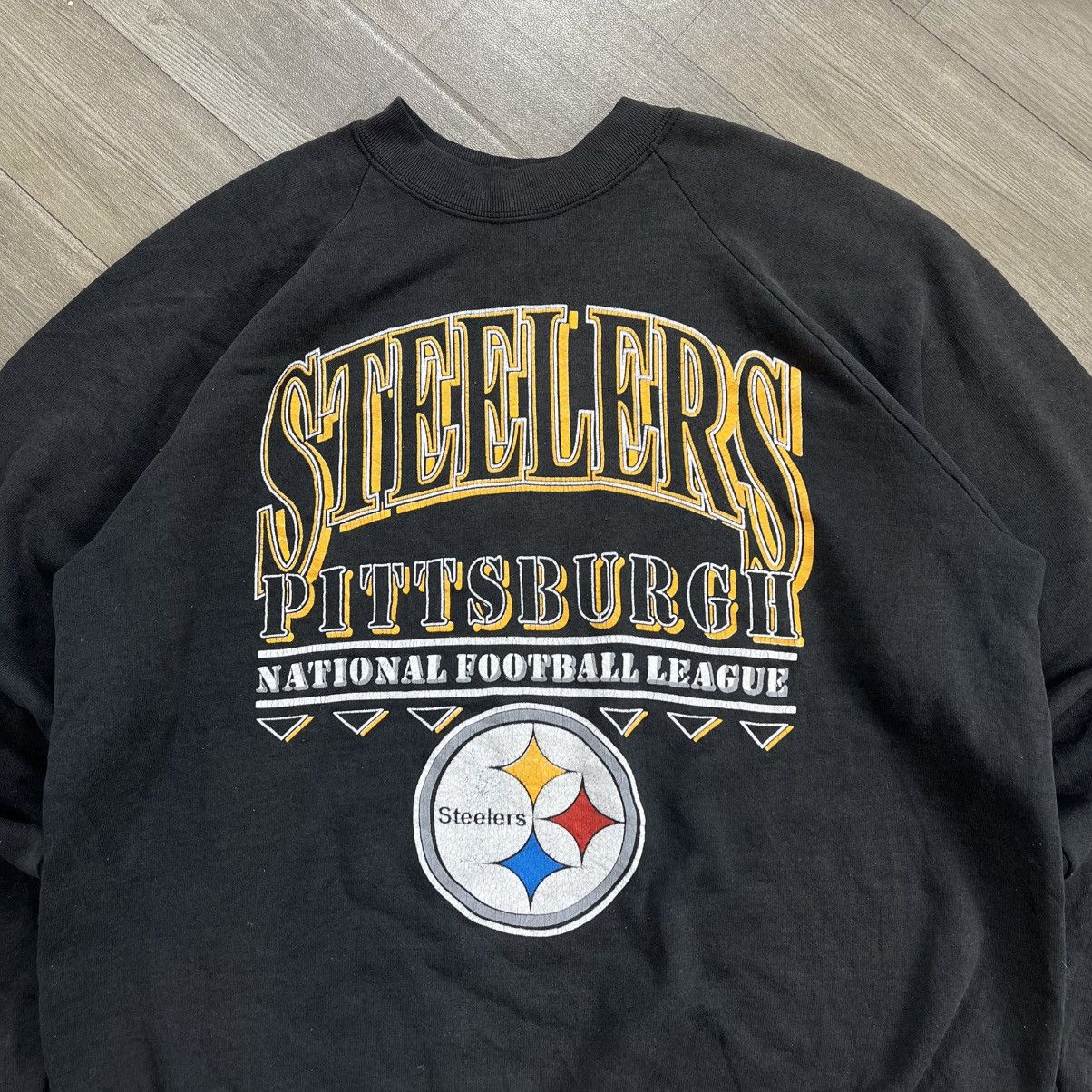 NFL 1990s Vintage Pittsburgh Steelers NFL Football Sweatshirt Size US L / EU 52-54 / 3 - 2 Thumbnail
