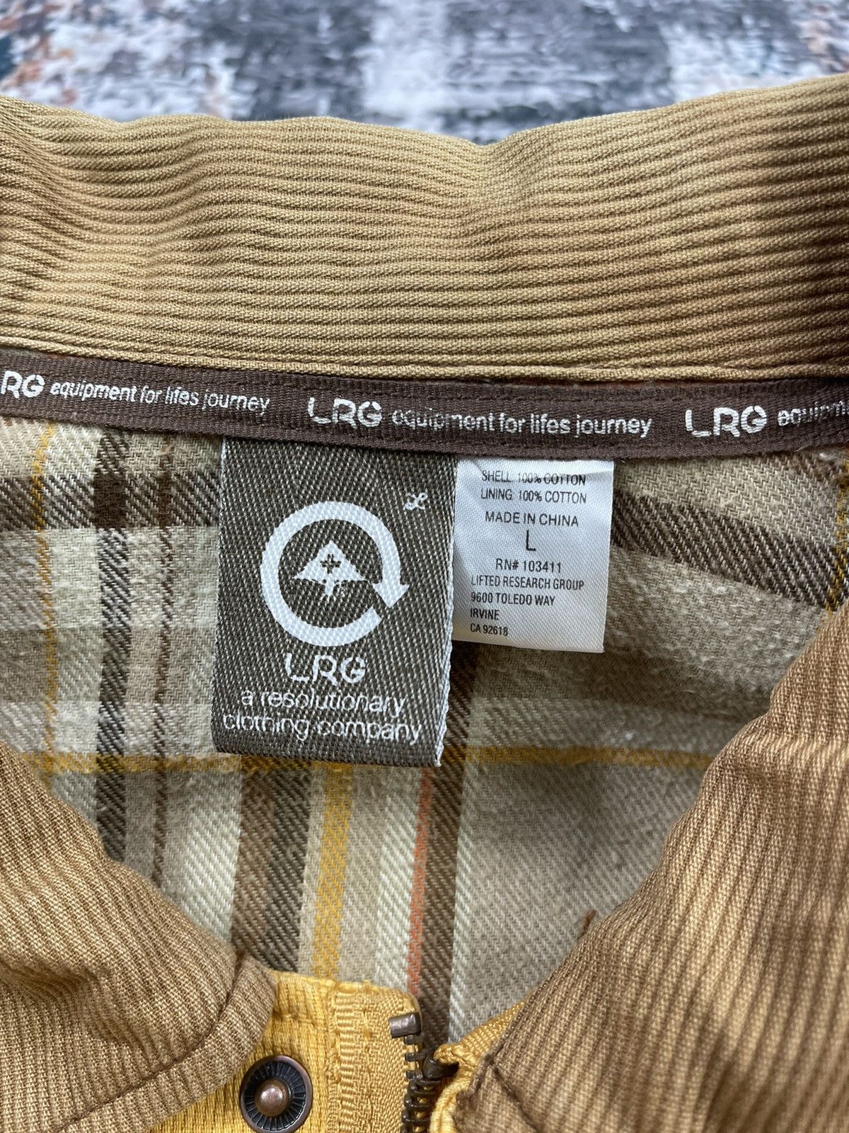 LRG LRG Rough Neck Workwear Chore Jacket Size US L / EU 52-54 / 3 - 12 Thumbnail