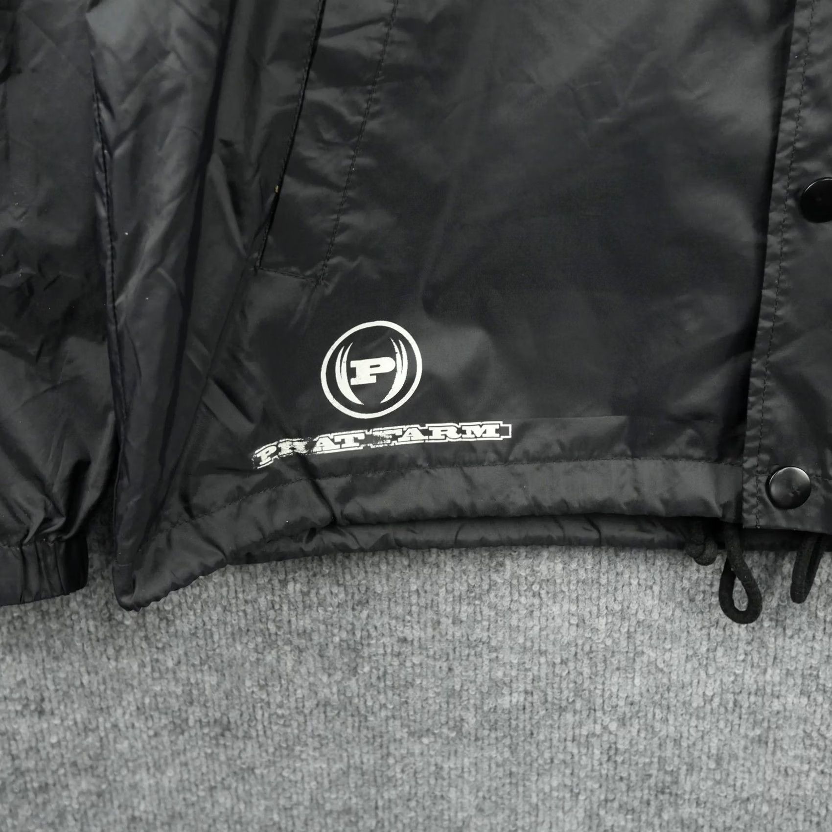 Alife ALIFE Jacket Mens Large Black Alife NYC Racing Windbreaker Hip Hop Graphic Size US L / EU 52-54 / 3 - 3 Thumbnail