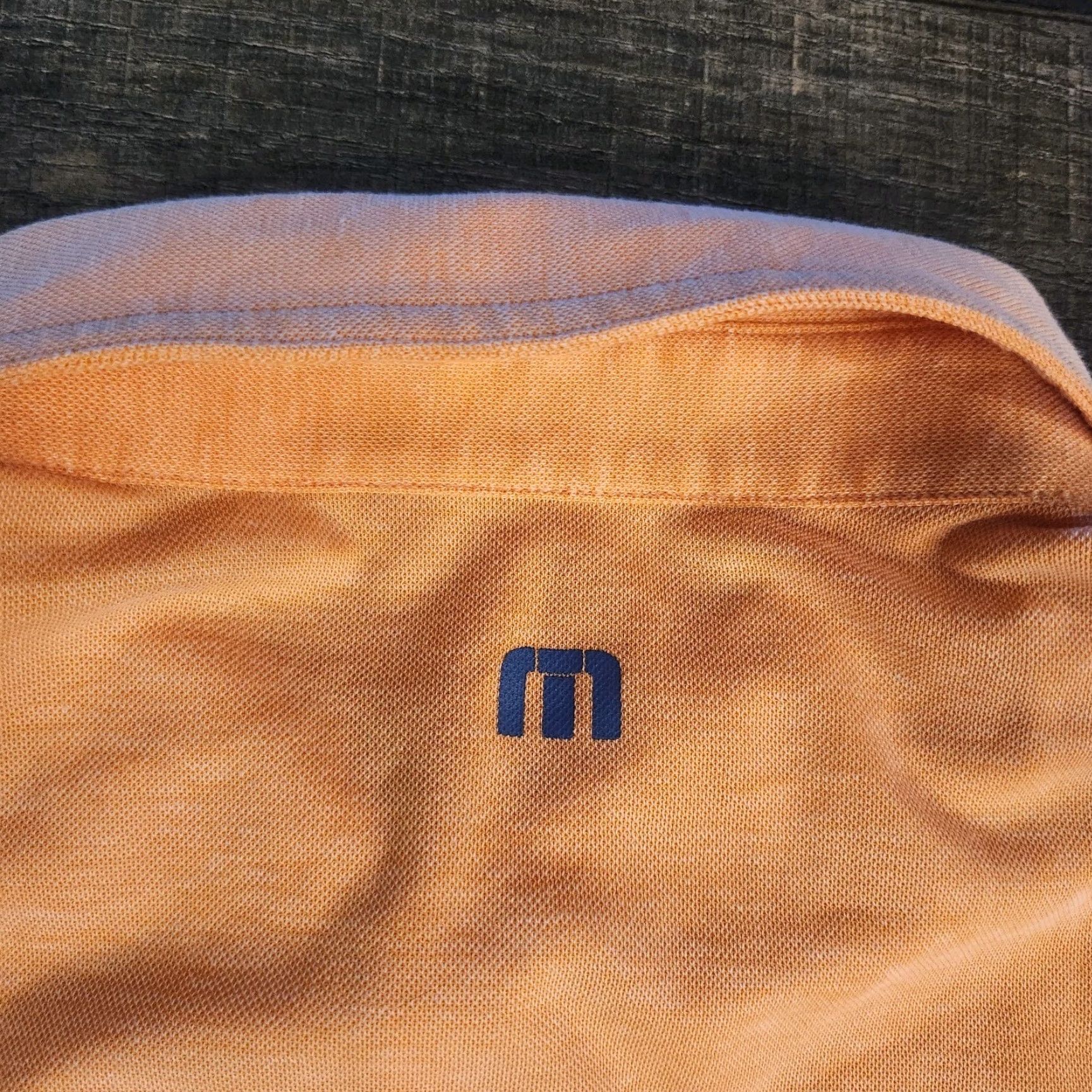 TravisMathew Travis Mathew Polo Shirt Mens Small Orange Palm Tree Logo Golf Breathable Lightweight Short Sleeve Satin Fabric Polo Size US S / EU 44-46 / 1 - 4 Thumbnail