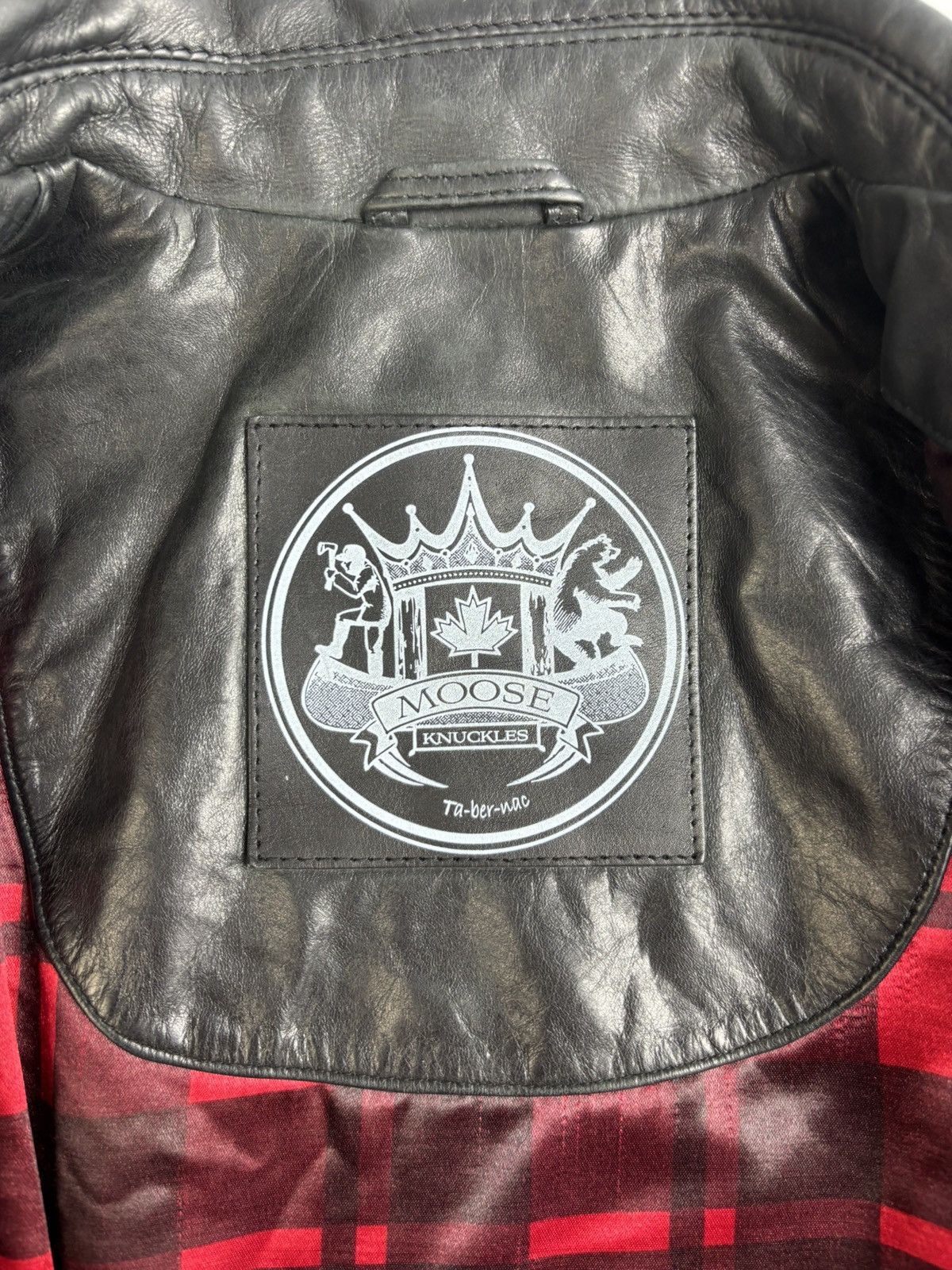 Moose Knuckles Leather Jacket
