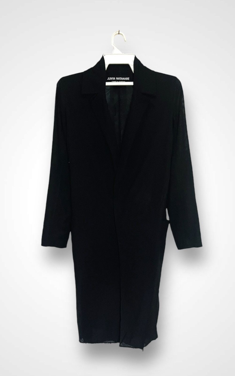 Comme des Garcons Junya Watanabe Comme des Garcons Long Wool Light Jacket Size S / US 4 / IT 40 - 1 Thumbnail