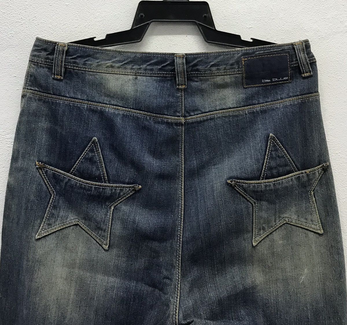 Japanese Brand × Vintage Vintage Bit Blue Denim Pants Size US 34 / EU 50 - 4 Thumbnail
