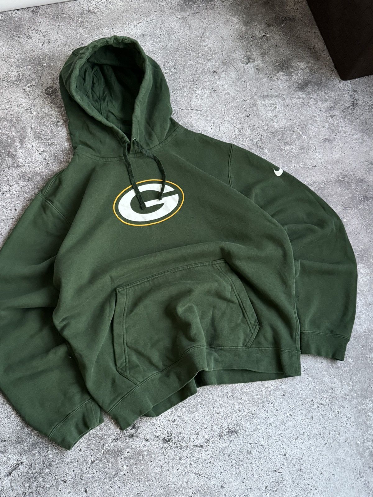 Nike Vintage Nike Green Bay Packers NFL Y2K hoodie Size US L / EU 52-54 / 3 - 3 Thumbnail